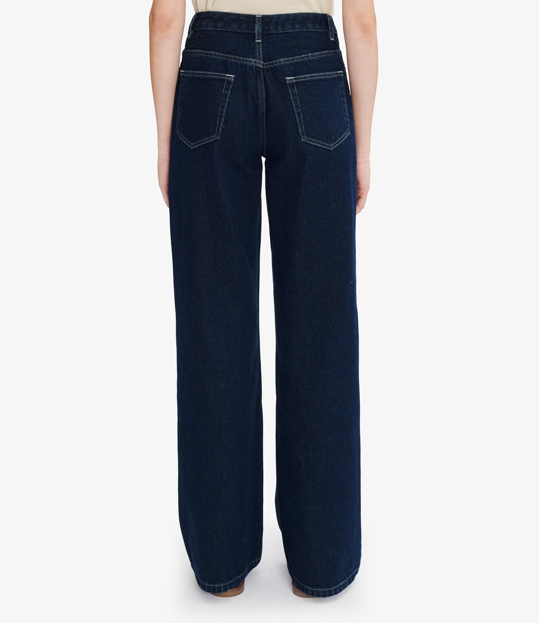 デニム・ジーパン A.P.C. Women Denim Pants COHBB F09181BAA Beige A.P.C. Women's Denim Jeans | Timeless Appeal | Ready-to-Wear