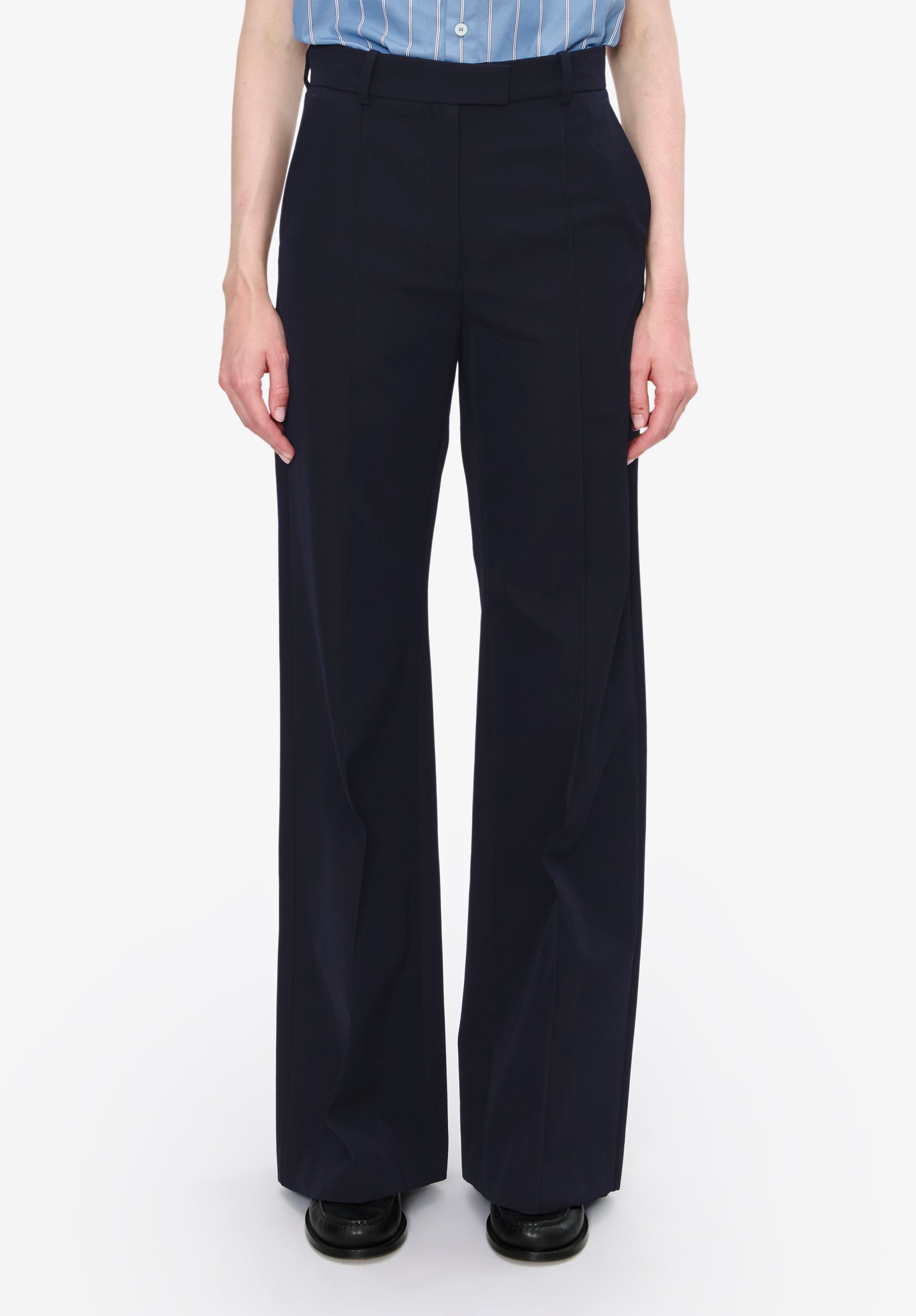 Straight-leg trousers with a permanent crease | Pants | A.P.C.