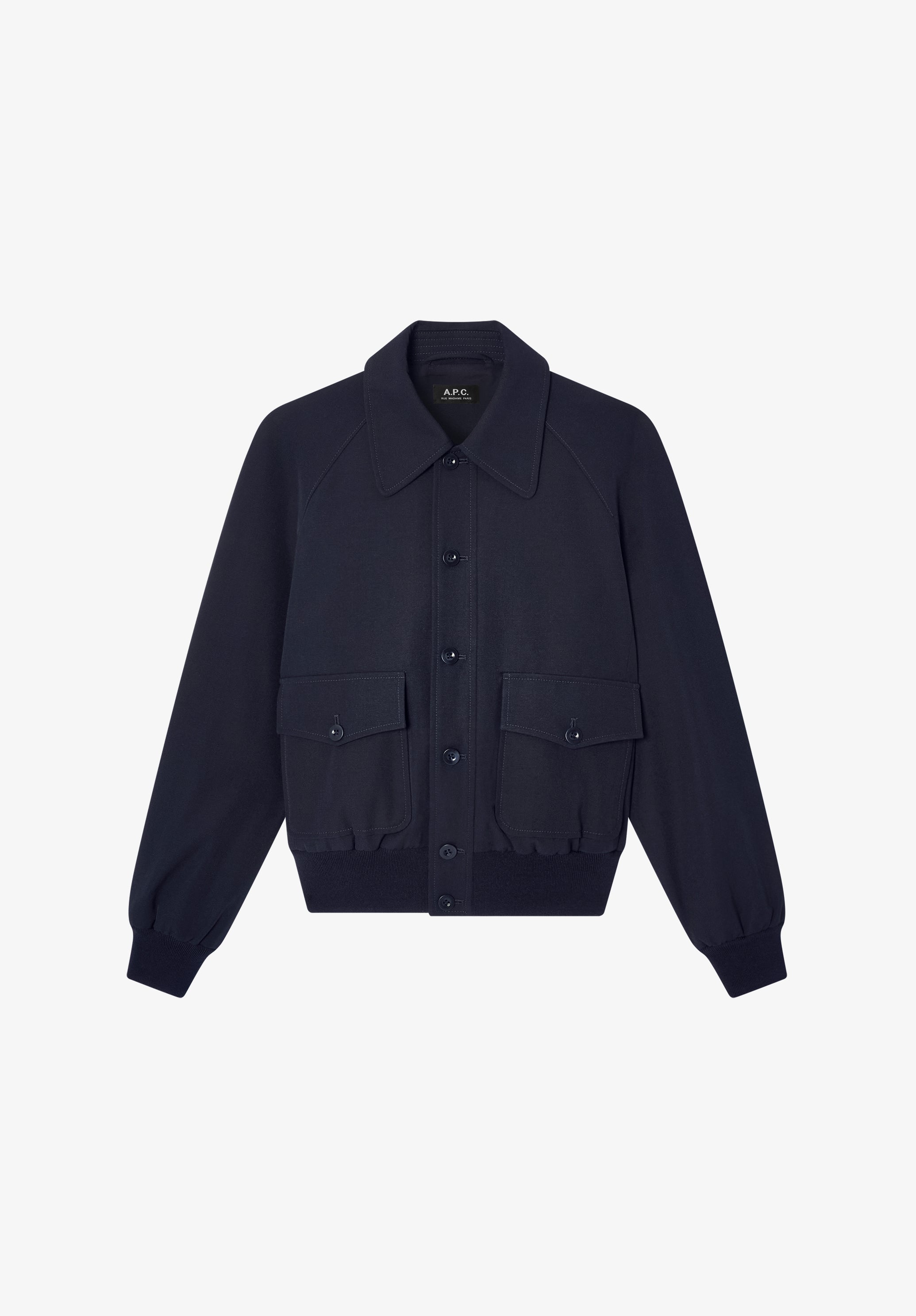 Jacket with raglan sleeves | Jackets | A.P.C. Ready-to-Wear