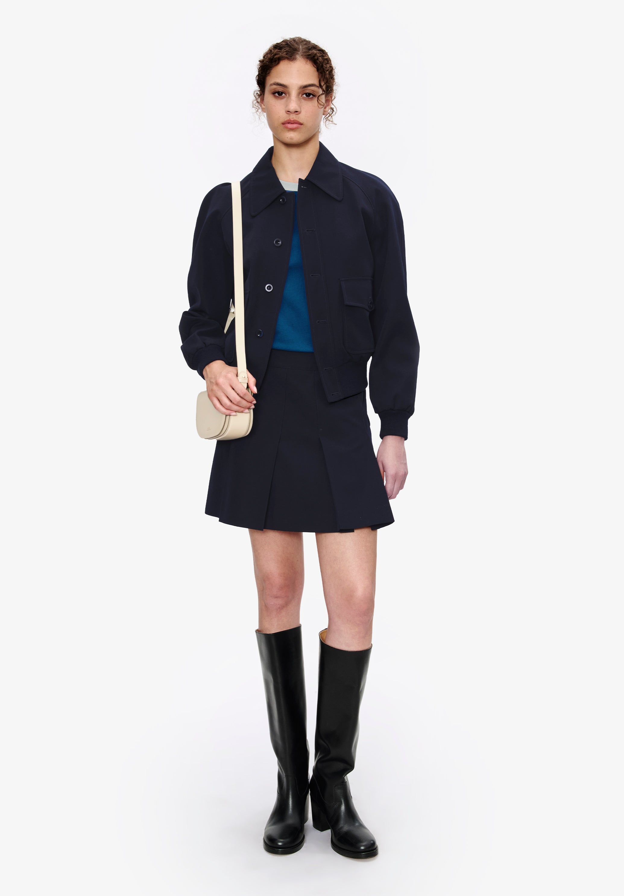 Jacket with raglan sleeves | Jackets | A.P.C. Ready-to-Wear Jacket with raglan sleeves | Jackets | A.P.C. Ready-to-Wear