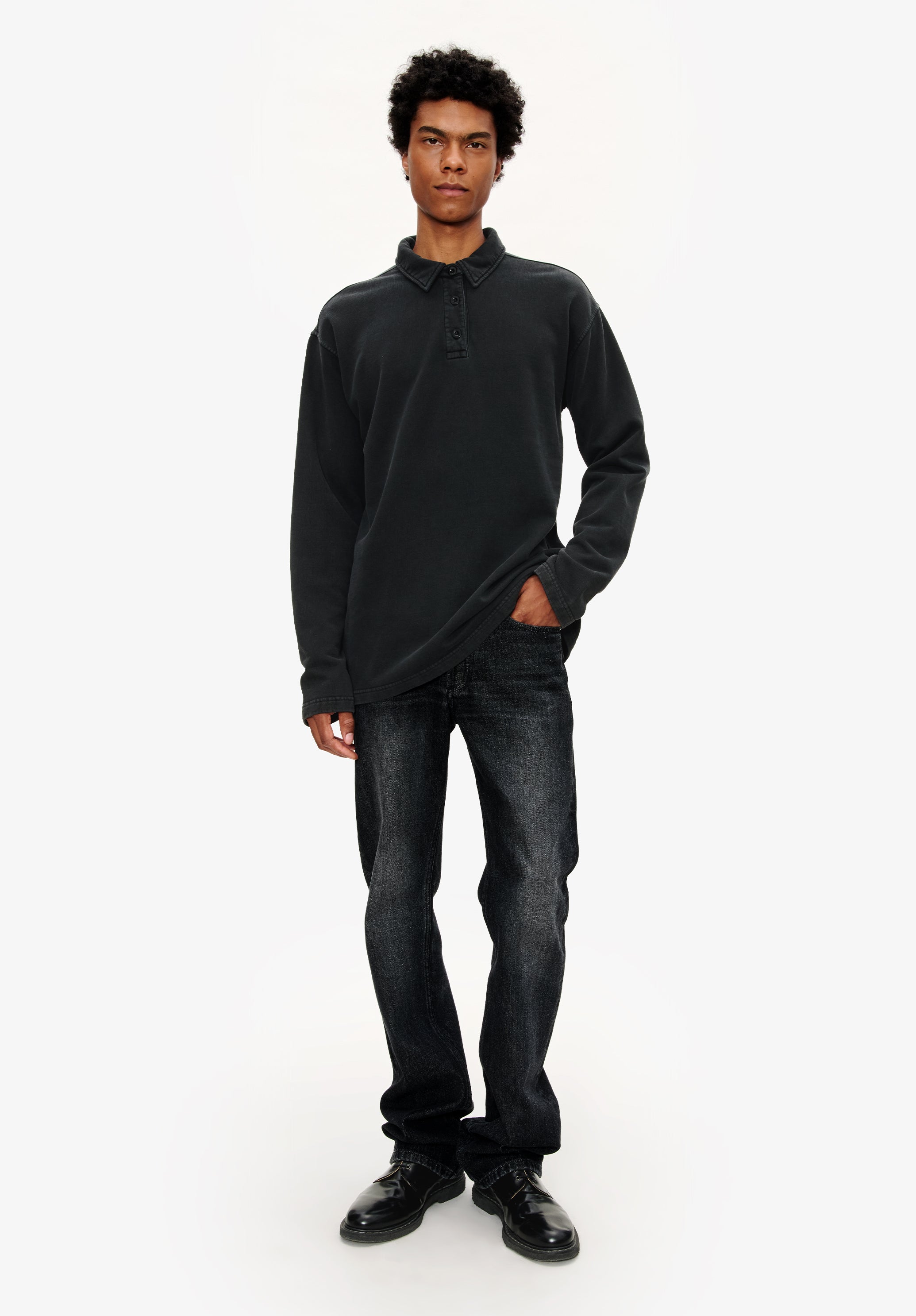 Long-sleeve unisex polo shirt | T-shirts | A.P.C. Ready-to-Wear