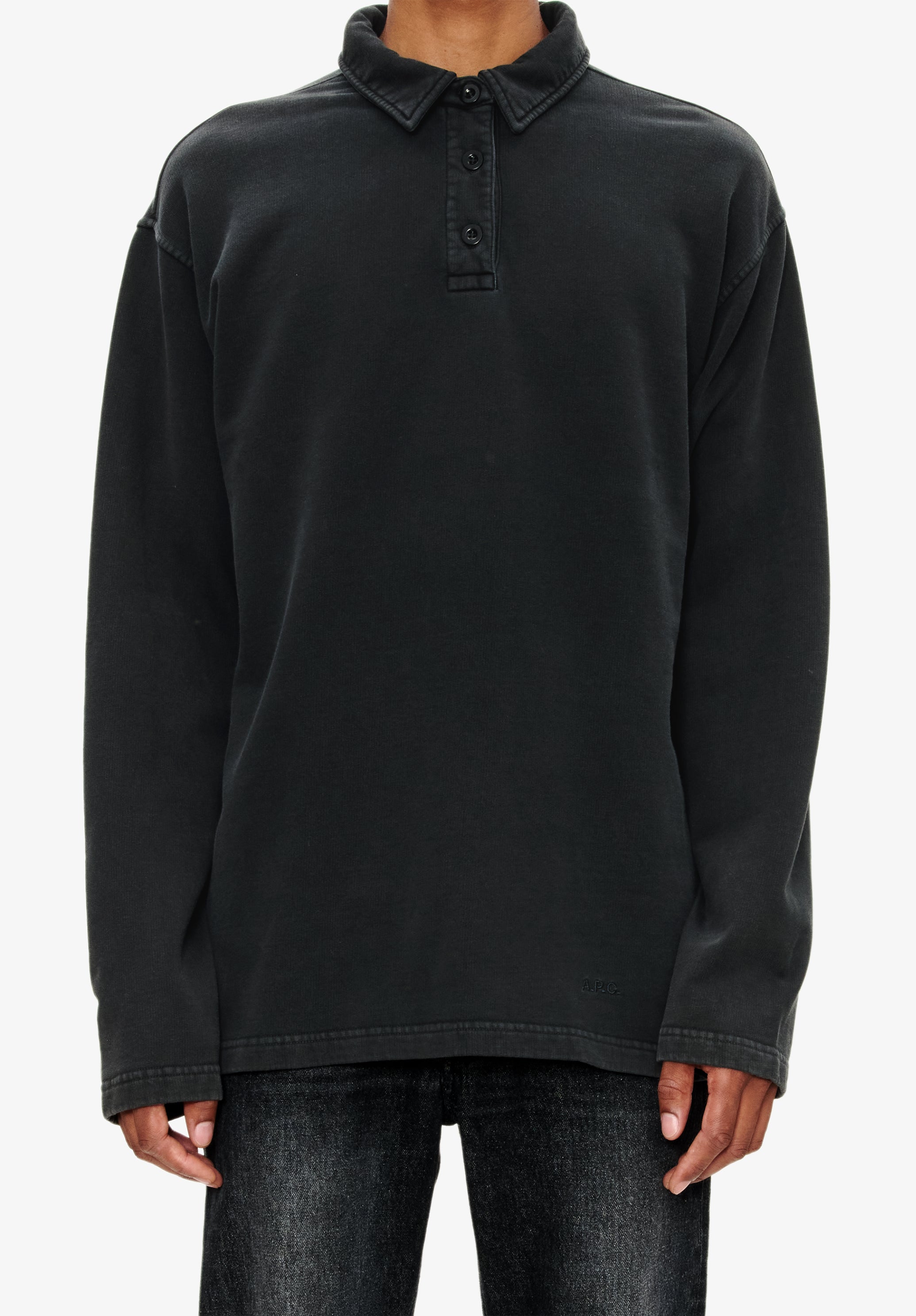 Long-sleeve unisex polo shirt | T-shirts | A.P.C. Ready-to-Wear