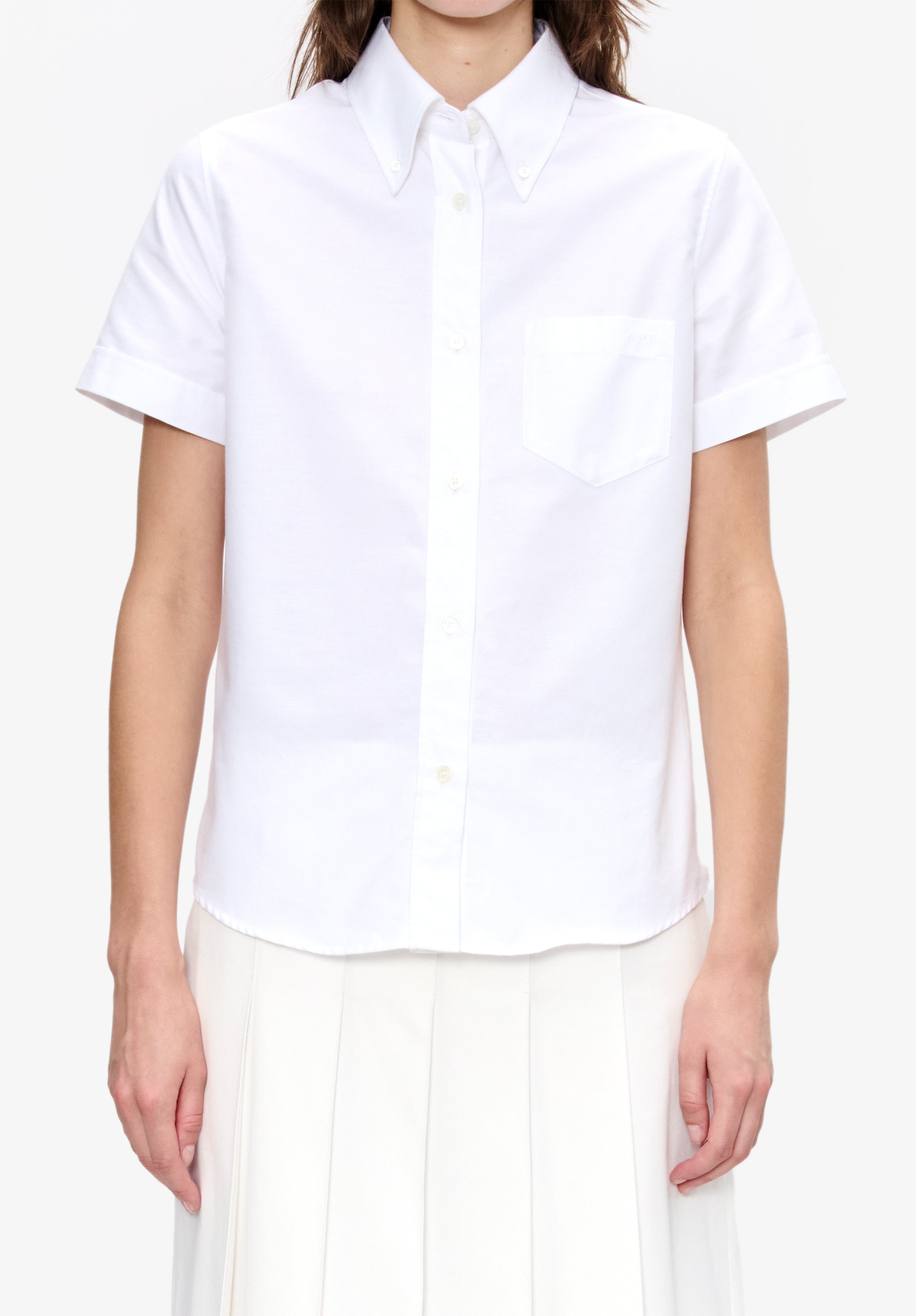 sallyアーペーセー　A.P.C  半袖トップス ブラウス A.P.C.（アーペーセー） APC A.P.C. 半袖シャツ MILEY VIAKQ F12580