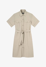 chinese dress ladies Sienna 100% European Linen Lightweight Sleeveless Dress, Espresso / M