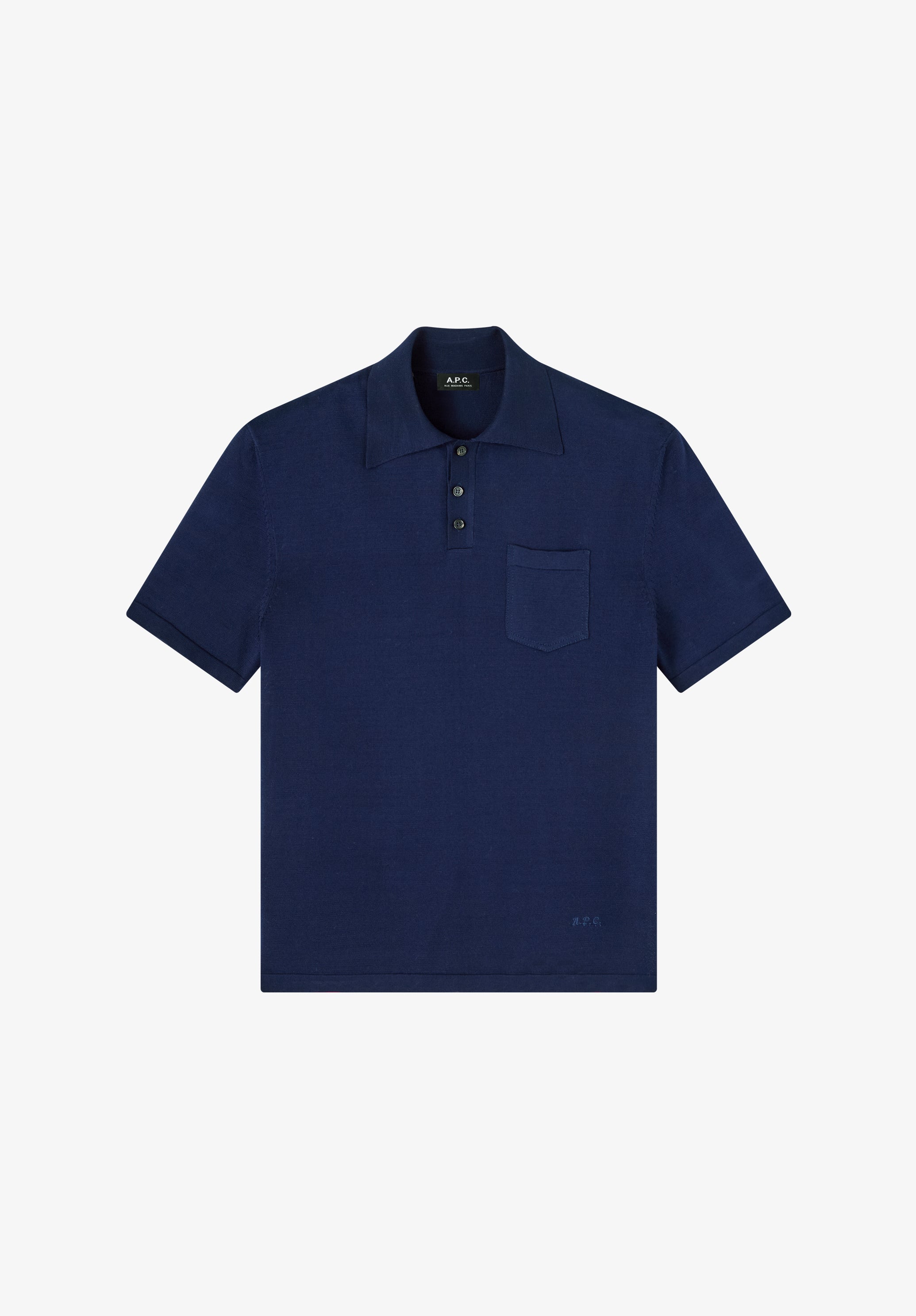 トップス 98AW A.P.C. ARCHIVE POLO SHIRTS A.P.C. Standard Polo Shirt in Black | SVD USA