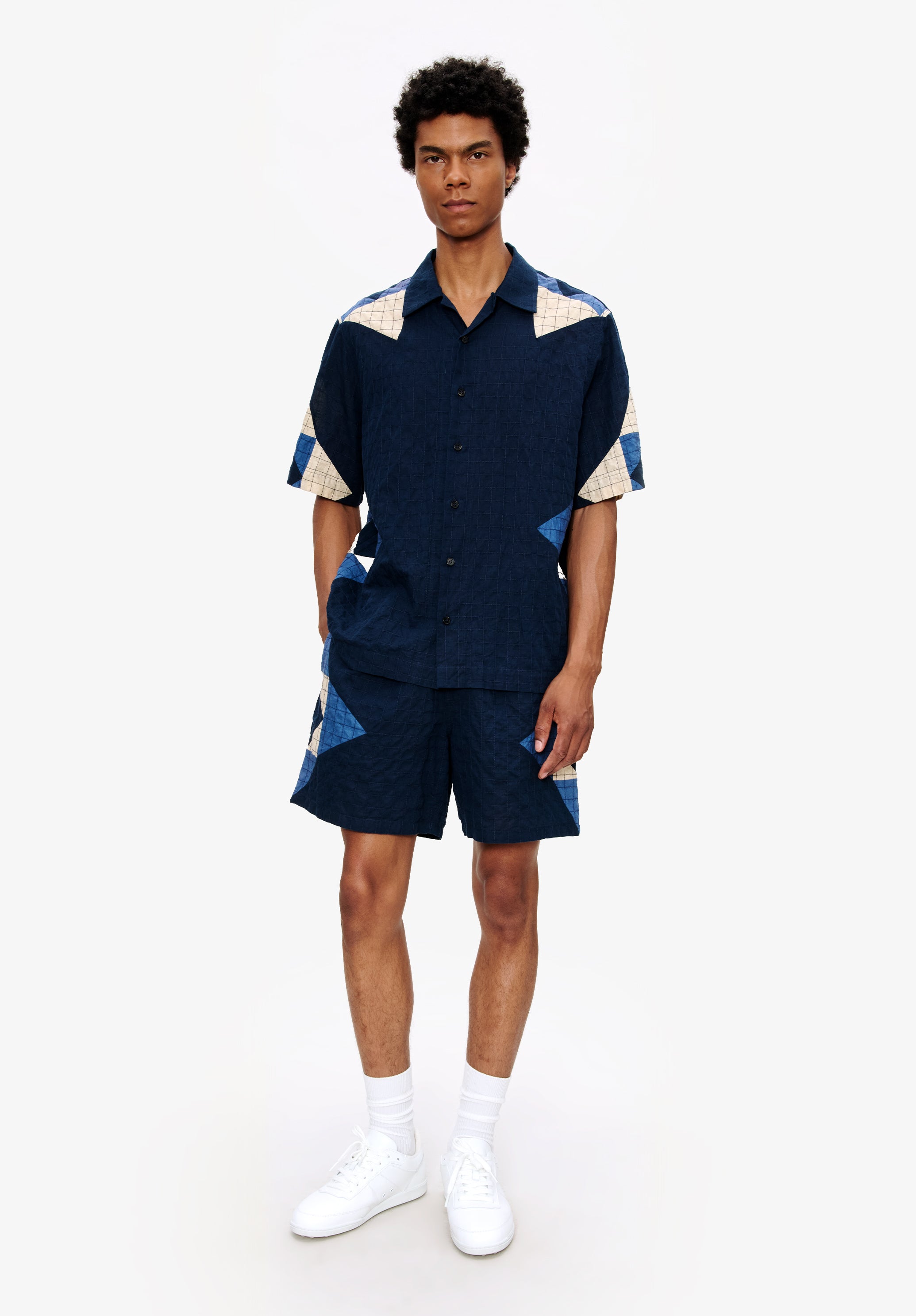 Patchwork shirt | Shirts | A.P.C. Ready-to-Wear