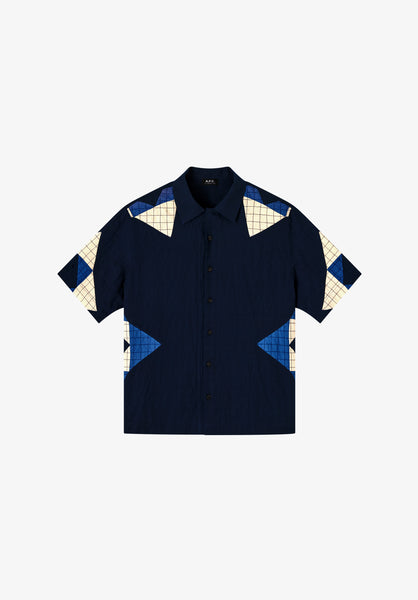 Patchwork shirt | Shirts | A.P.C. Ready-to-Wear