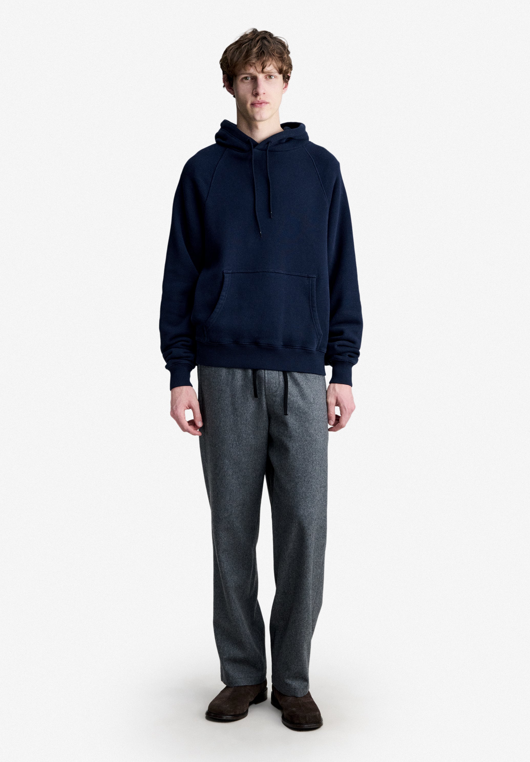 トップス OHOTORO Nap MTM / navy size M A.P.C. Thimothe Hoodie - Navy blue hoodie with raglan sleeves