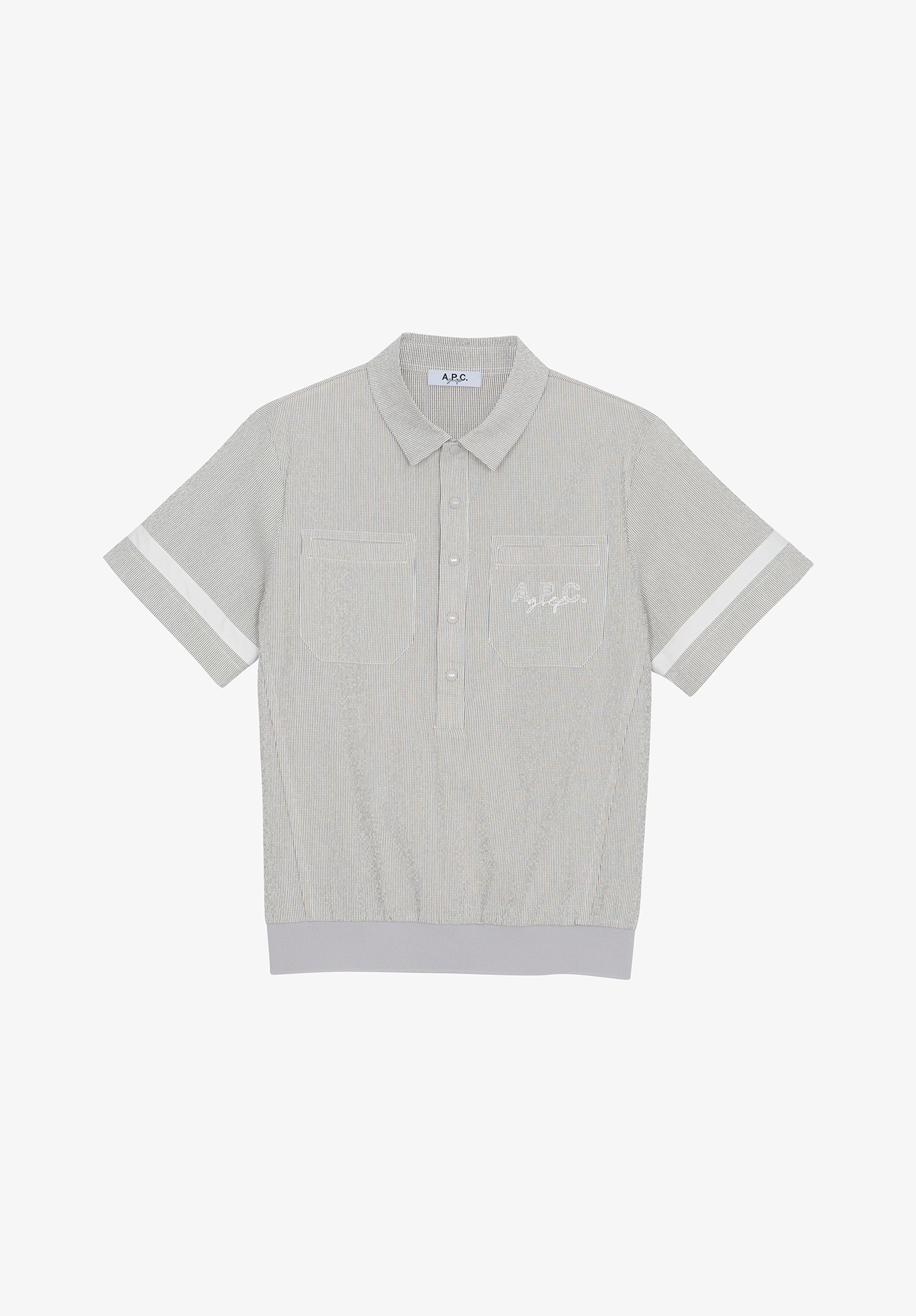 Seersucker polo A.P.C. Golf | A.P.C. Ready-to-Wear