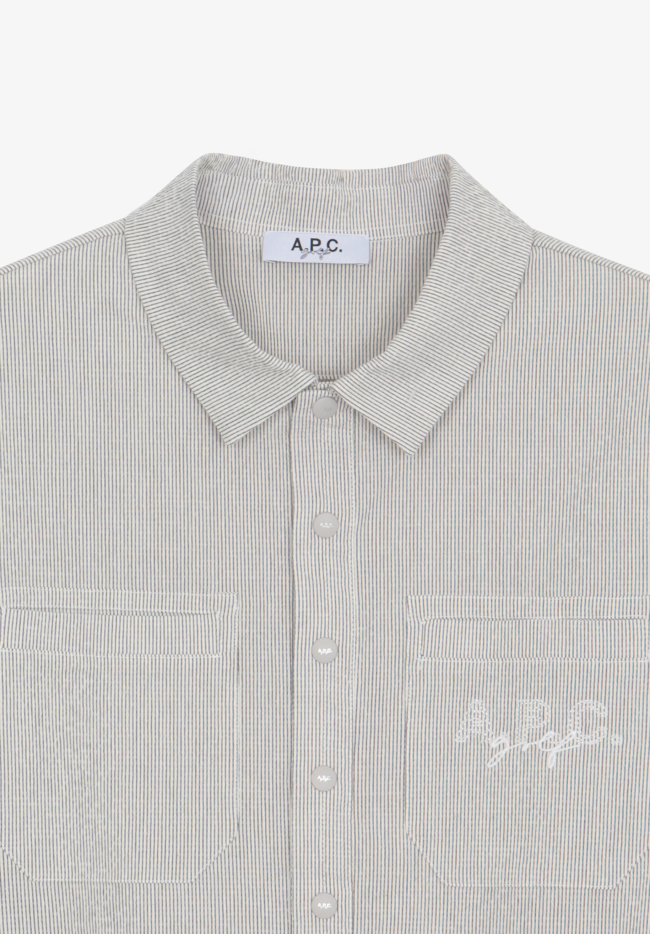 Seersucker polo A.P.C. Golf | A.P.C. Ready-to-Wear
