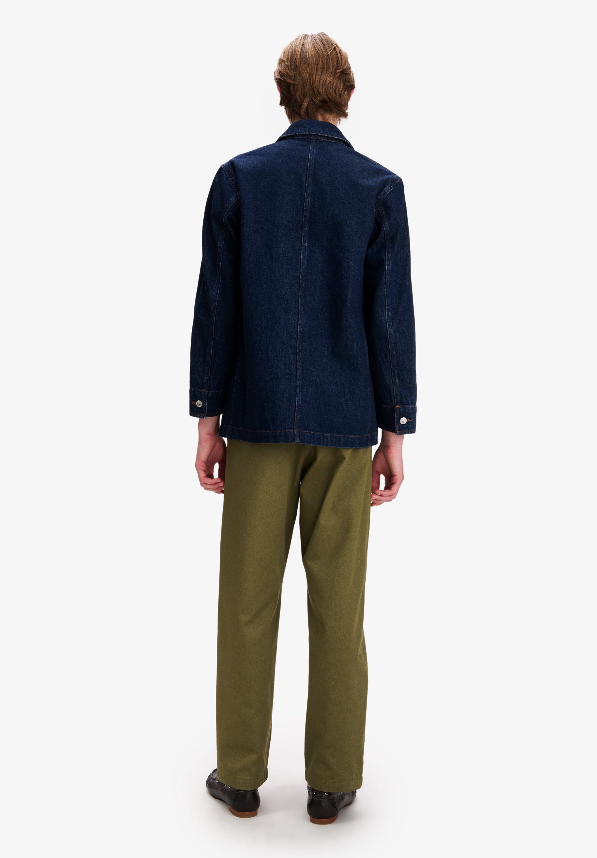 A.P.C. | Faded Japanese Denim Workwear Jacket | Jackets