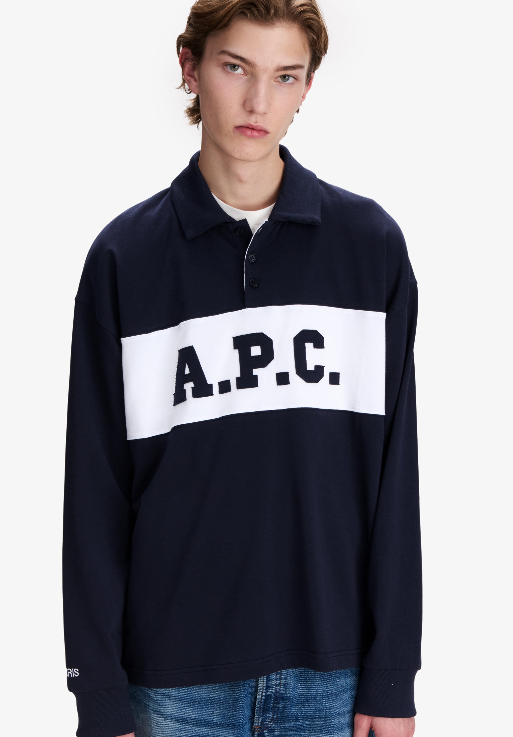 A.P.C. POLO ERIC ニットポロ A.P.C. | A.P.C. Rugby Polo | T-shirts