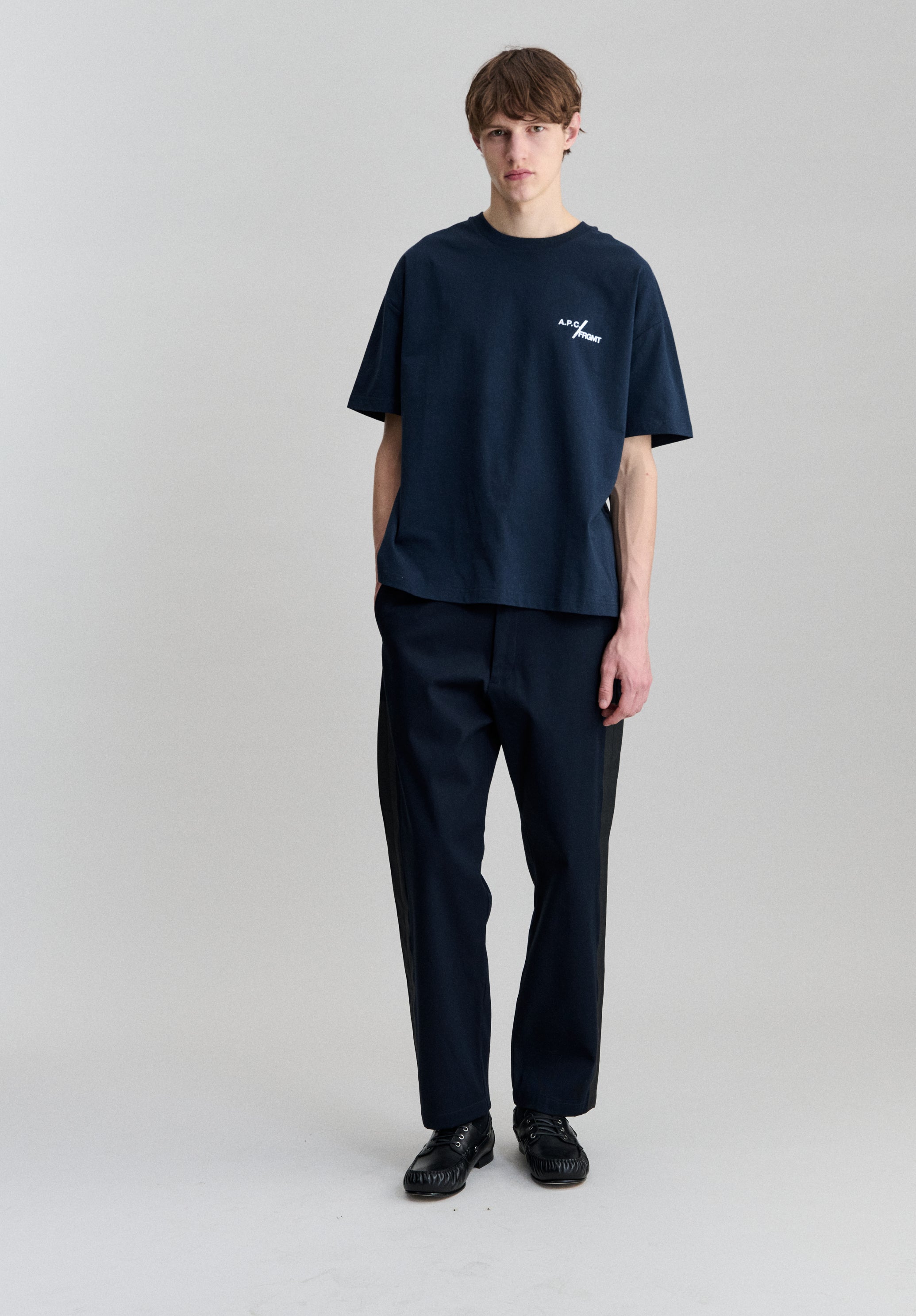 【新品】A.P.C. FRGMT Renoncement Tシャツ L ネイビー A.P.C. FRGMT. Renoncement T-shirt | T-shirts