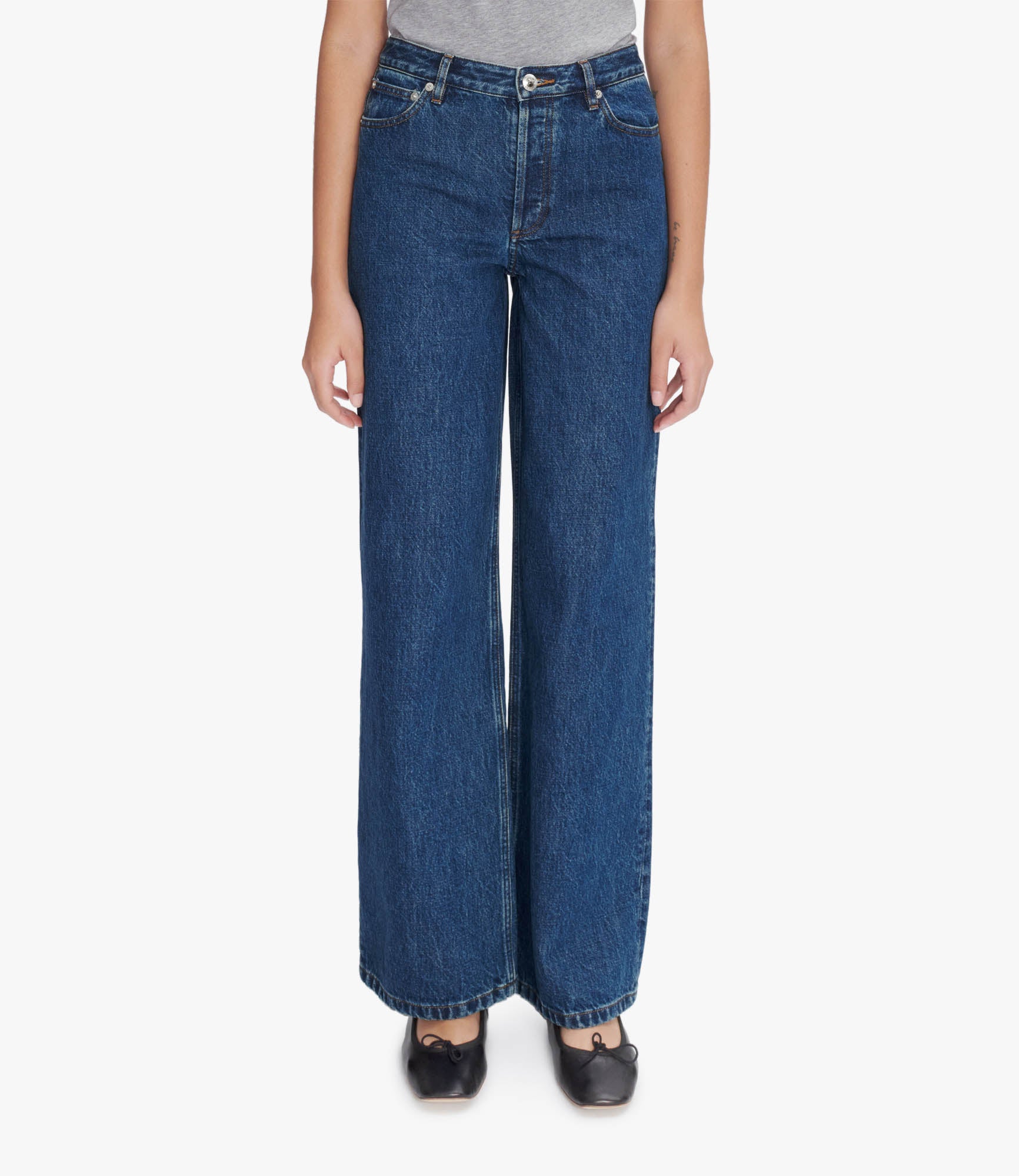 Elisabeth jeans | Stonewashed Indigo Japanese Denim | A.P.C. Ready