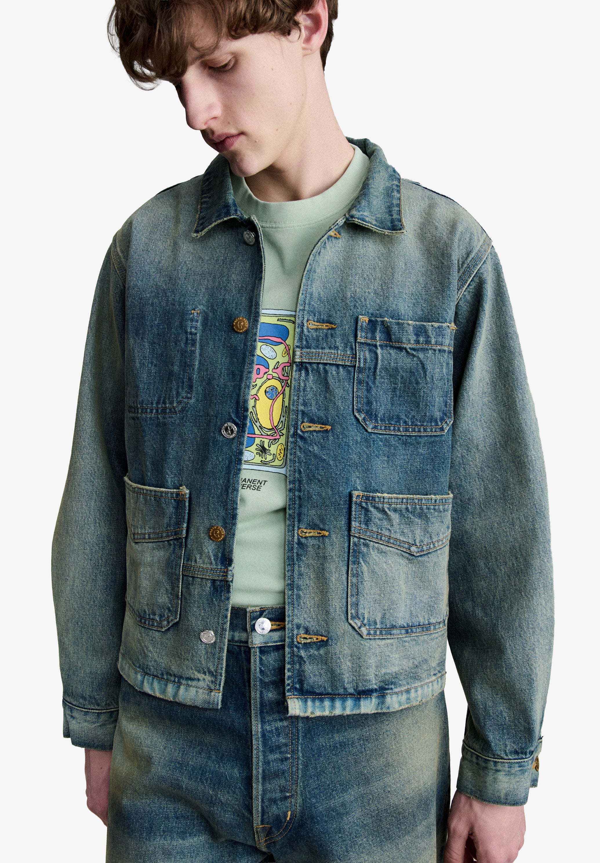 A.P.C. x Brain Dead Selvedge chore jacket | Jackets | A.P.C.