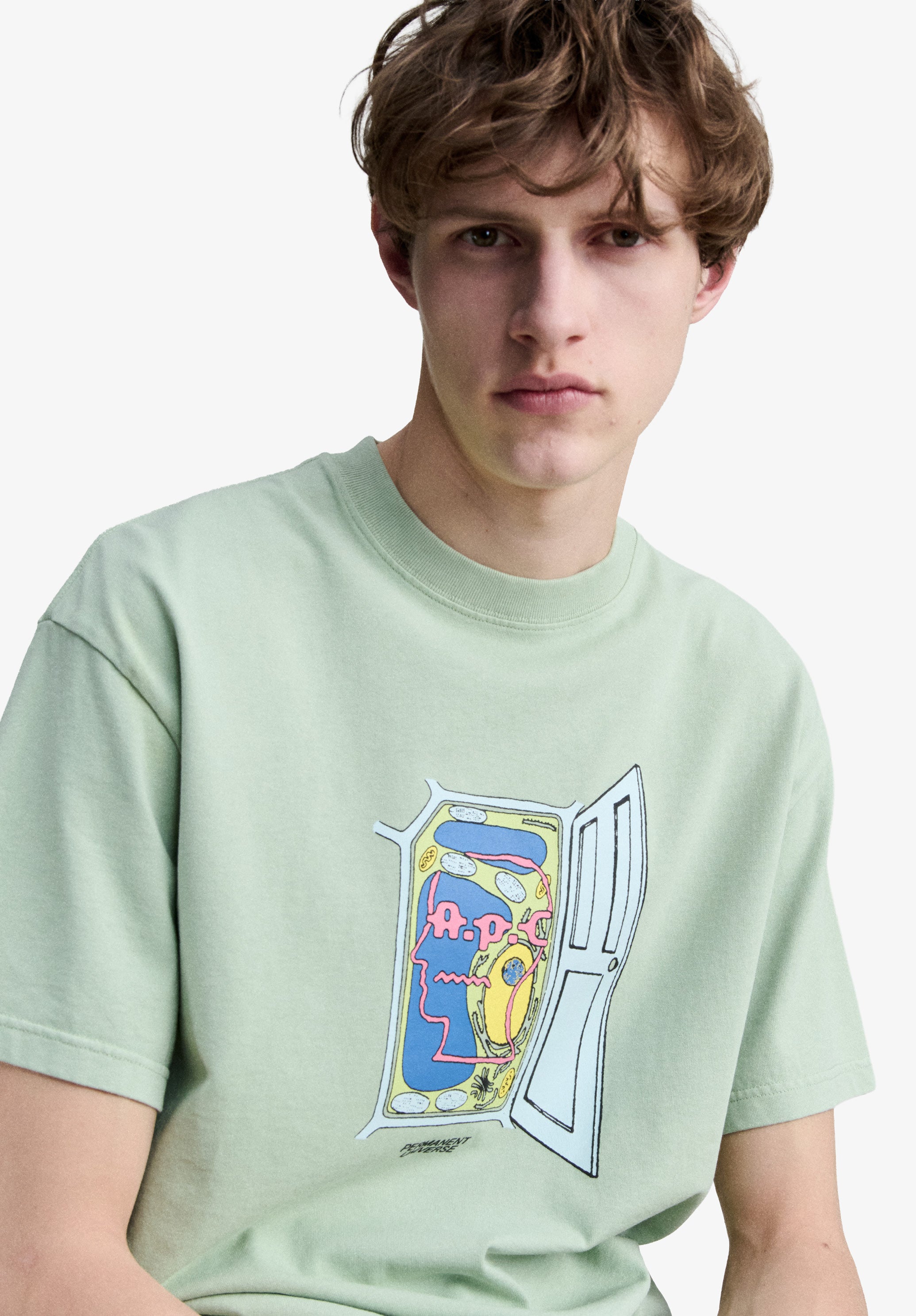 APCTシャツ 楽天市場】アーペーセー Tシャツ メンズ ロゴ ニュー Raymond 半袖