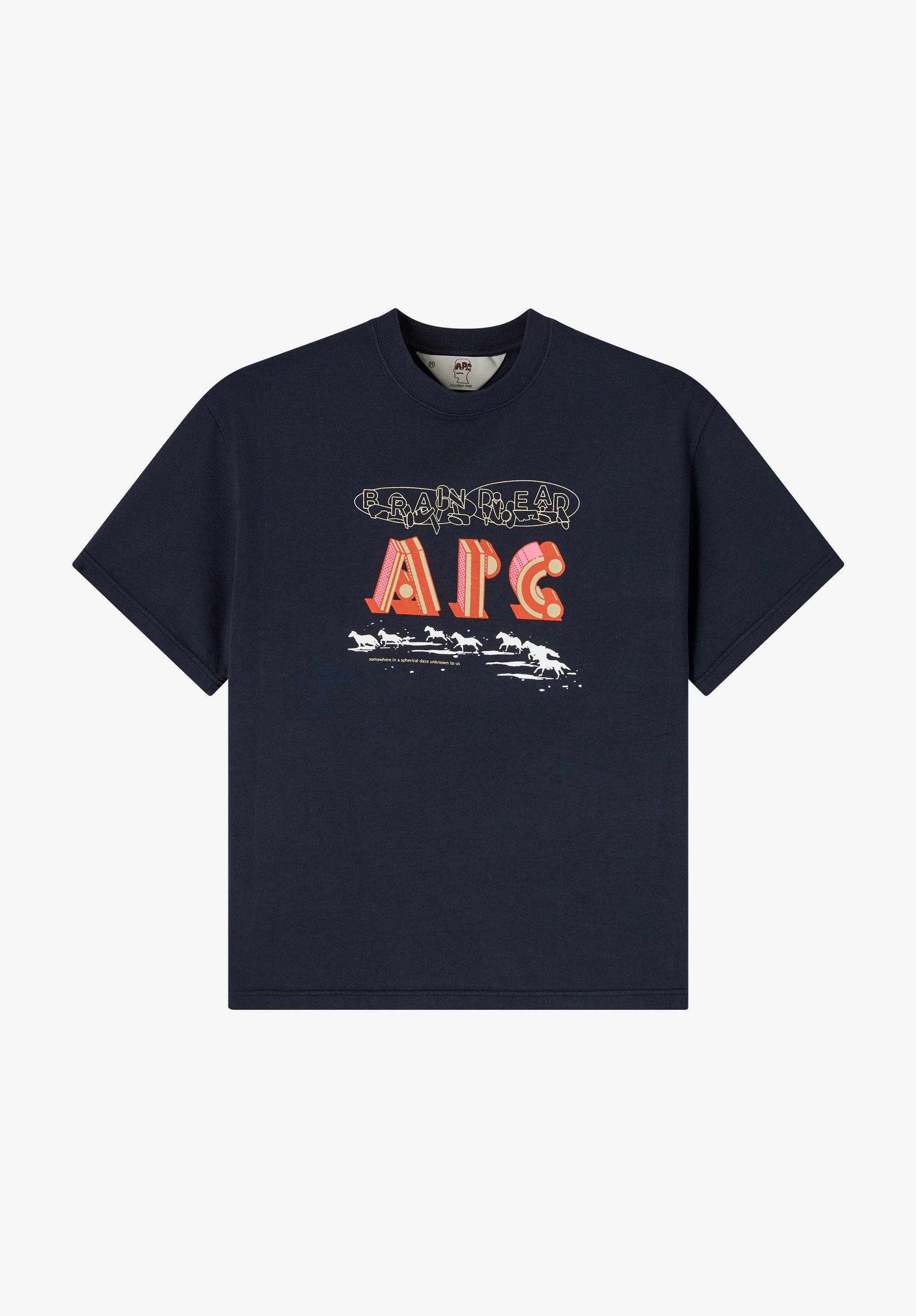 A.P.C. Tシャツ A.P.C. Boxy Micro Logo T-Shirt in Black | SVD USA