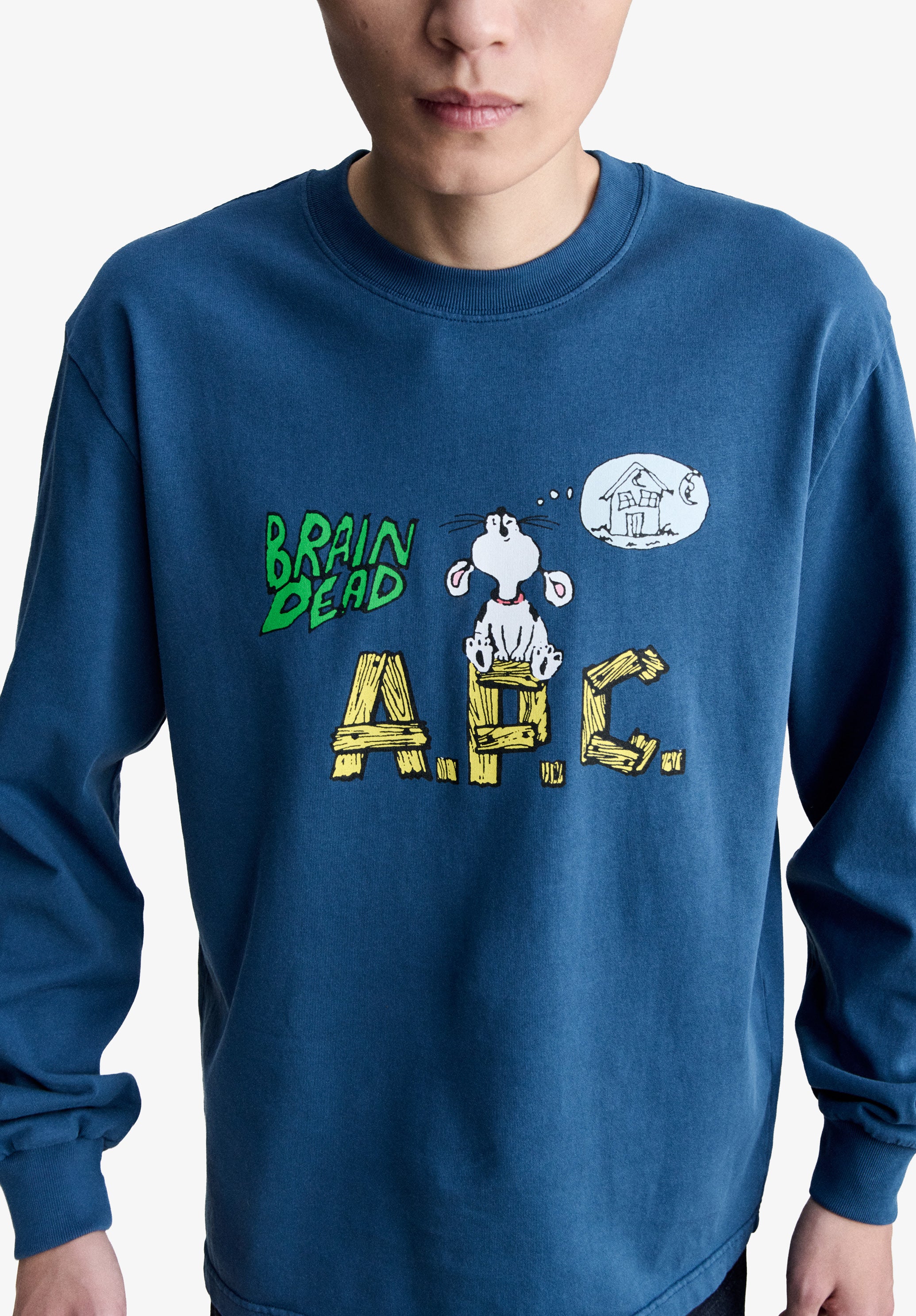 A.P.C. x Brain Dead Homesick long-sleeve T-shirt | T-shirts | A.P.C.