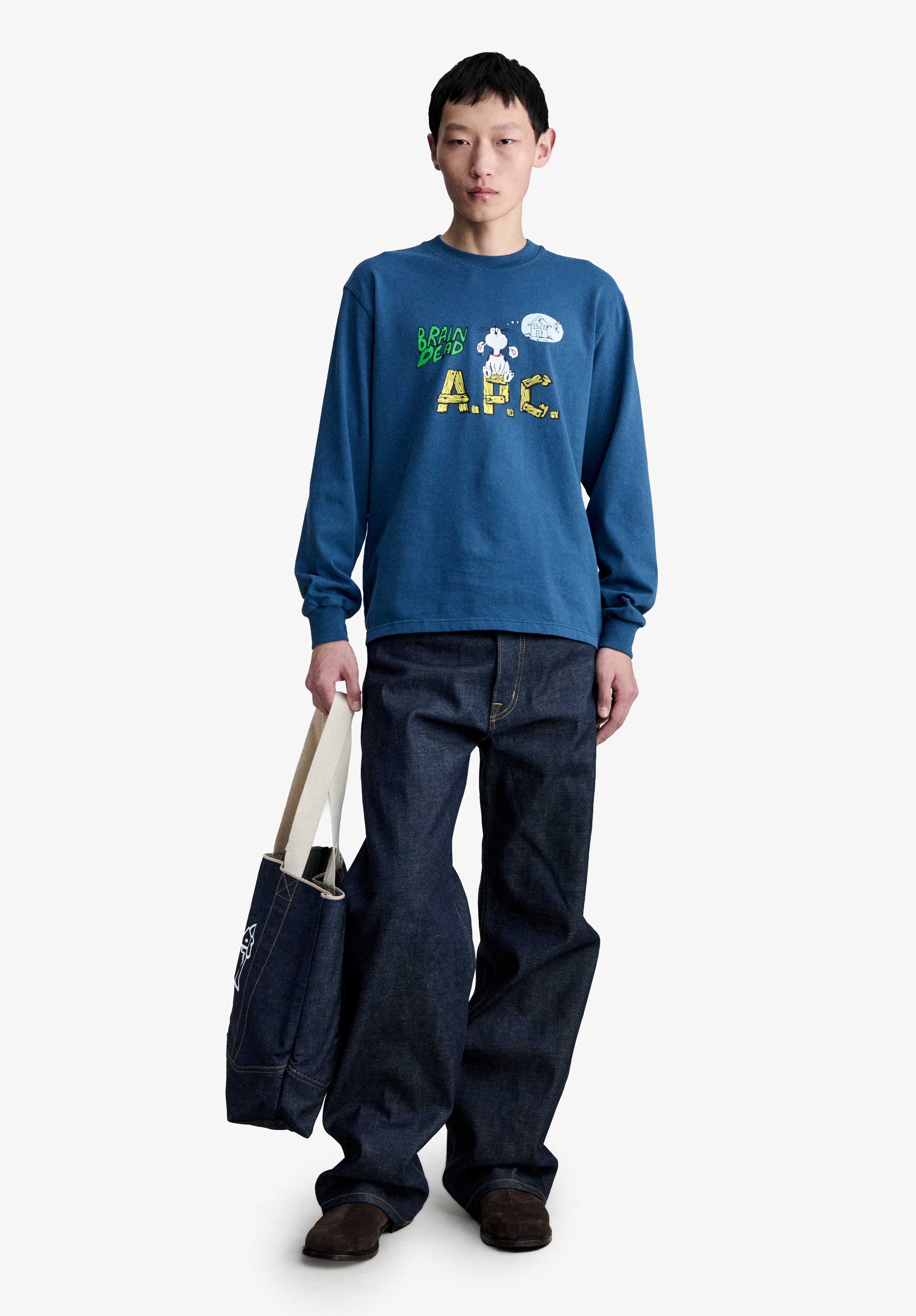 A.P.C. x Brain Dead Homesick long-sleeve T-shirt | T-shirts | A.P.C.