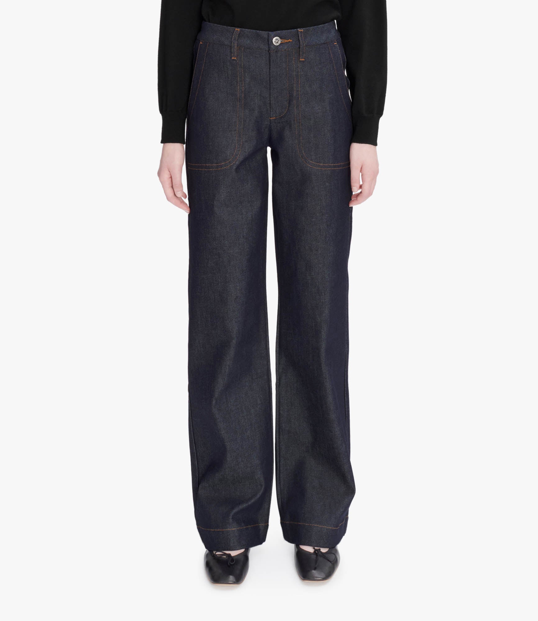 Seaside jeans | Indigo stretch denim | A.P.C. Ready-to-Wear