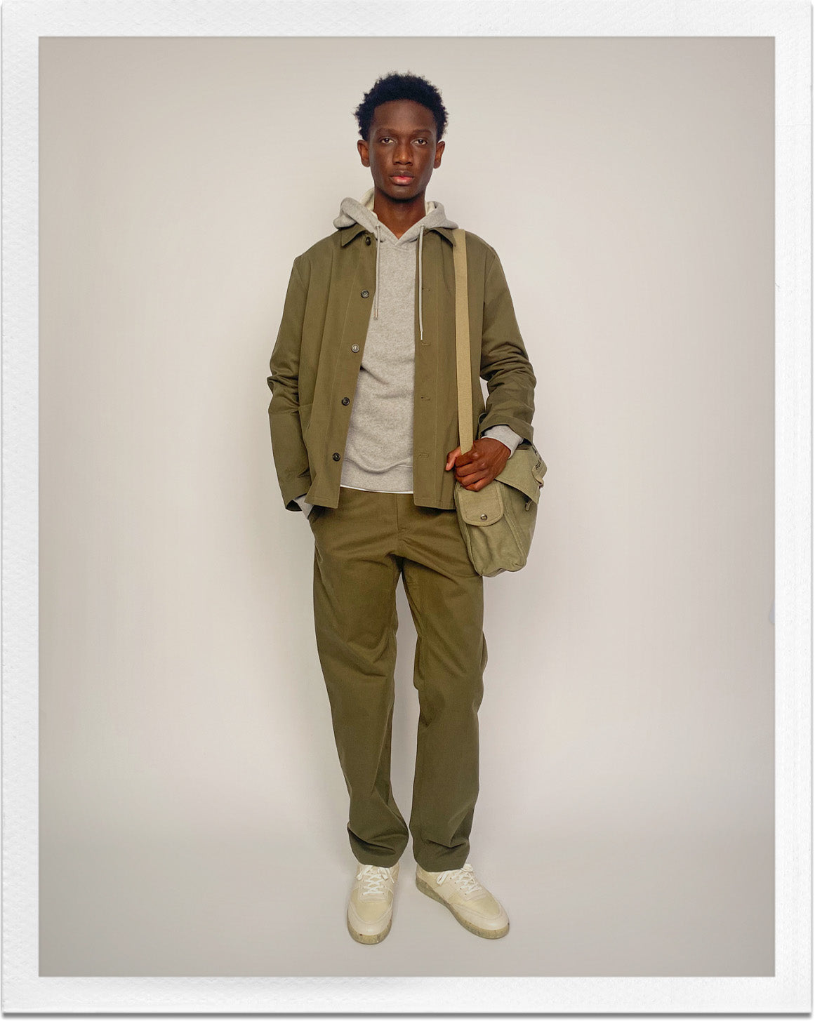 Kerlouan Logo jacket | Cotton Gabardine | A.P.C. Ready-to-Wear