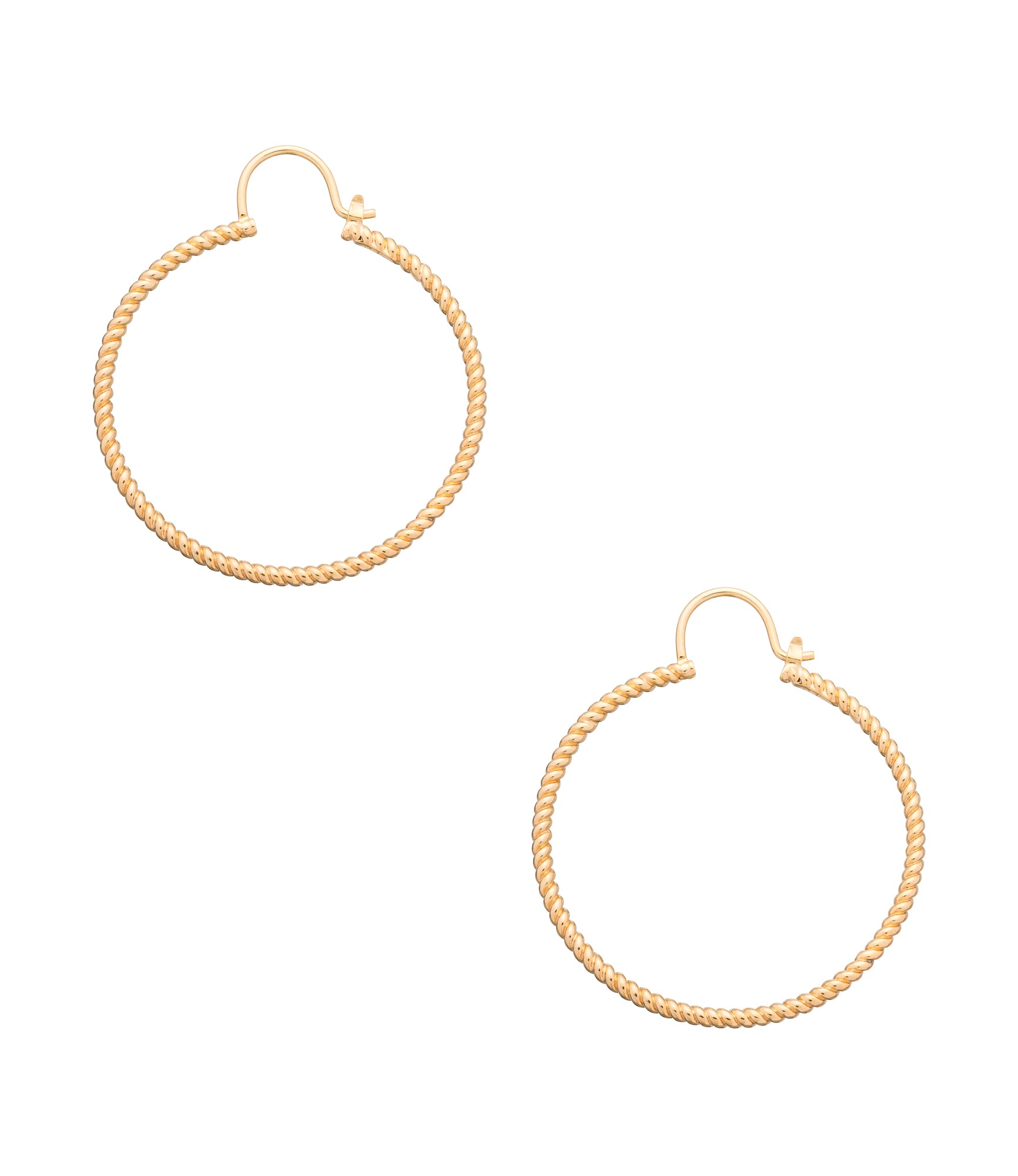 上品シンプル♪【A.P.C】 Marilou earrings Marilou Torsadées earrings | Brass | A.P.C. Accessories
