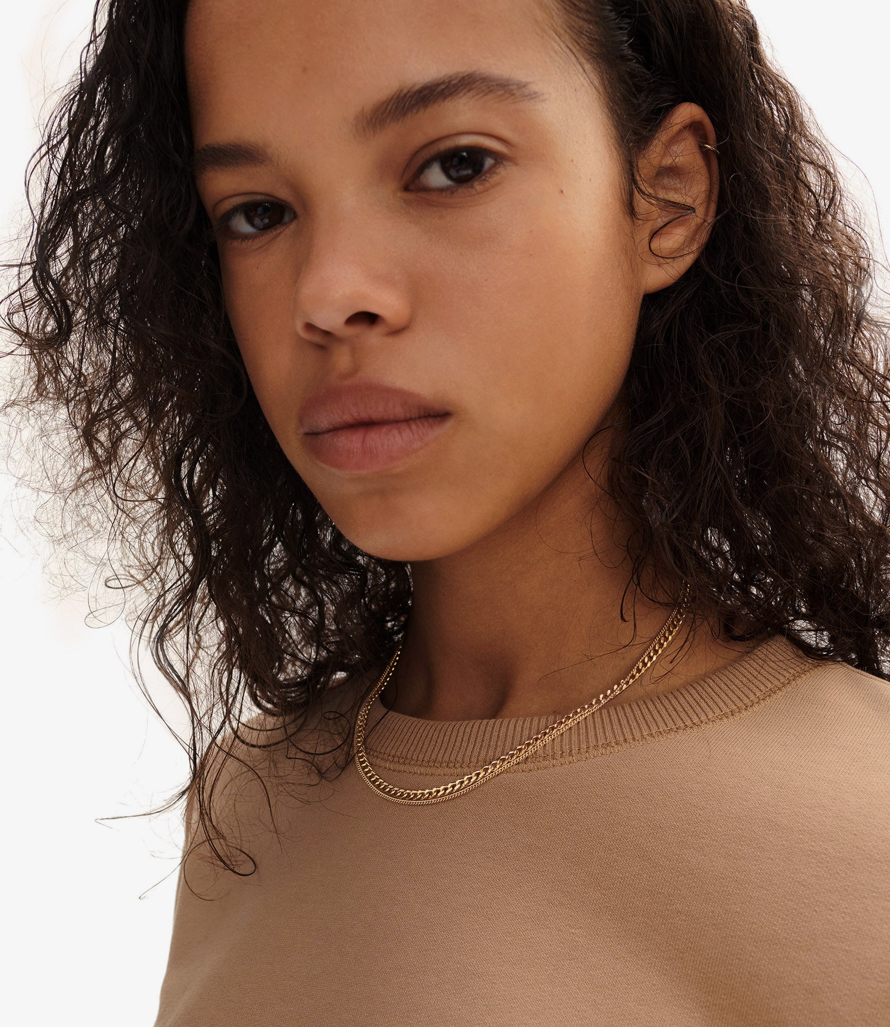 Minimalist necklace | Brass | A.P.C. Accessories