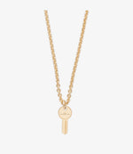 Clef necklace