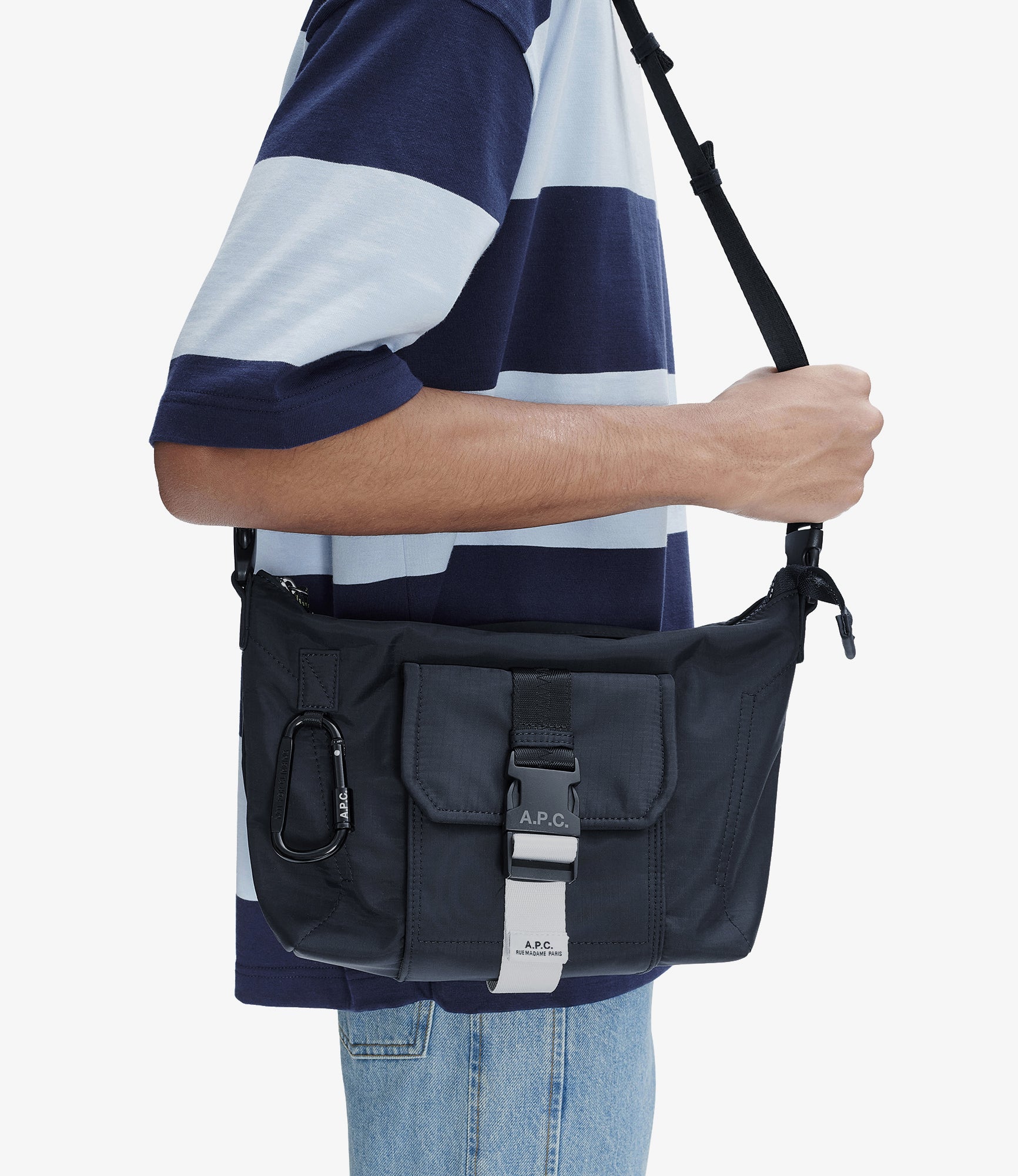 Treck satchel | Outdoors inspired shoulder bag. | A.P.C.