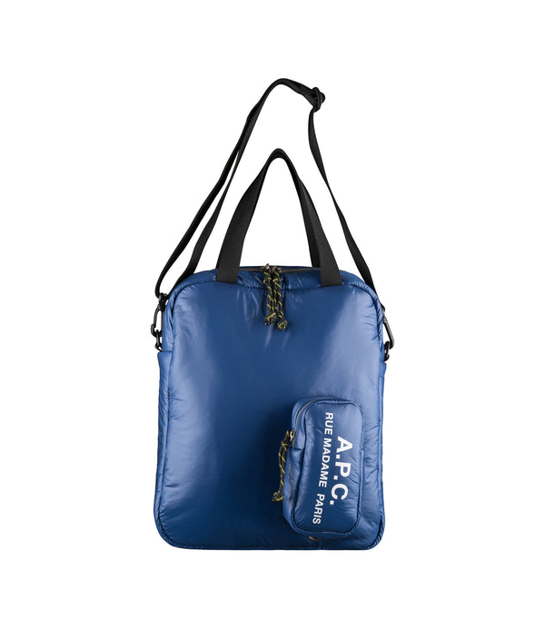 Puffy tote bag - IAK - Dark navy blue
