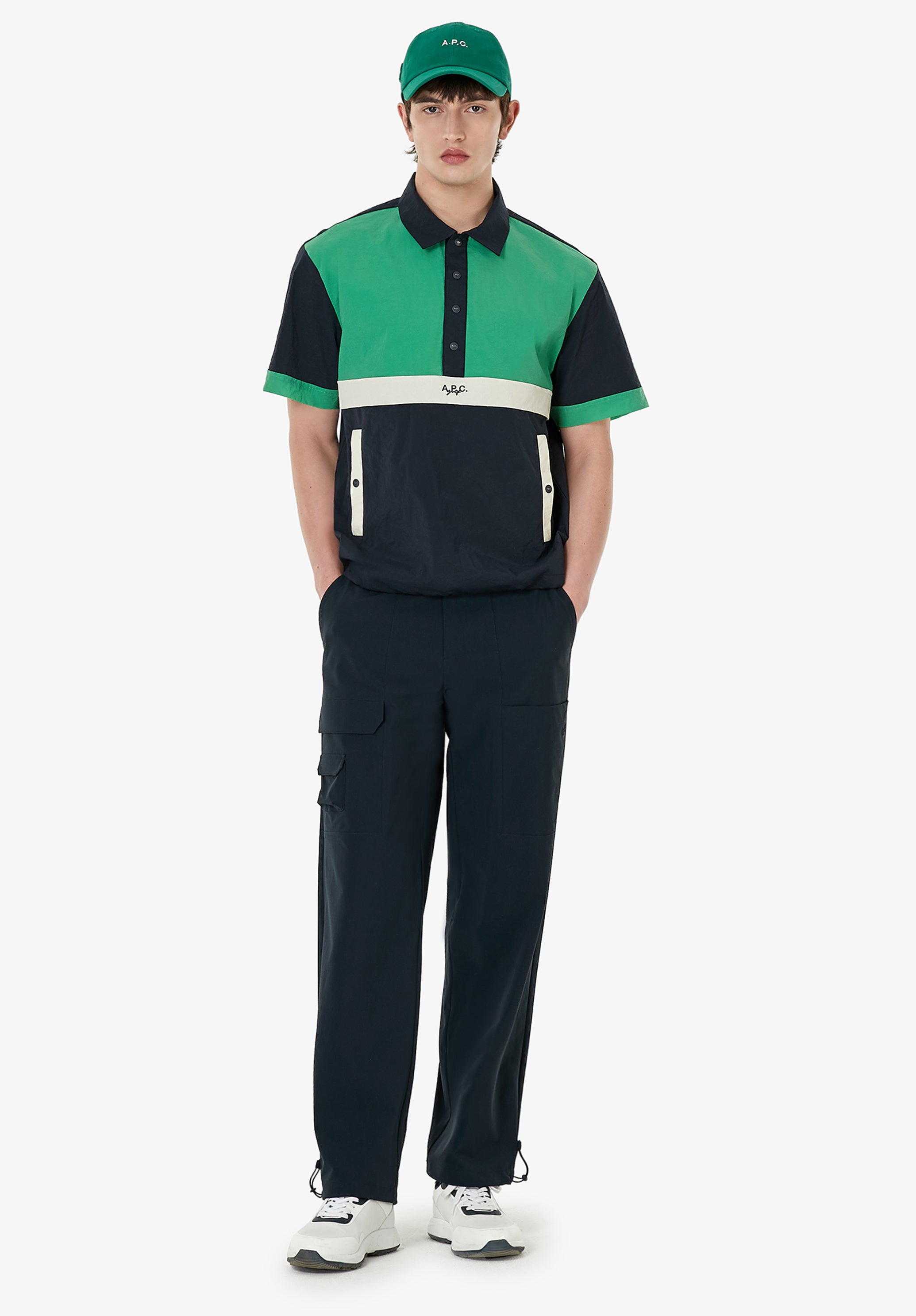 A.P.C. GOLF ジャケット グレー Short sleeve windbreaker jacket A.P.C. Golf | A.P.C. Ready-to-Wear