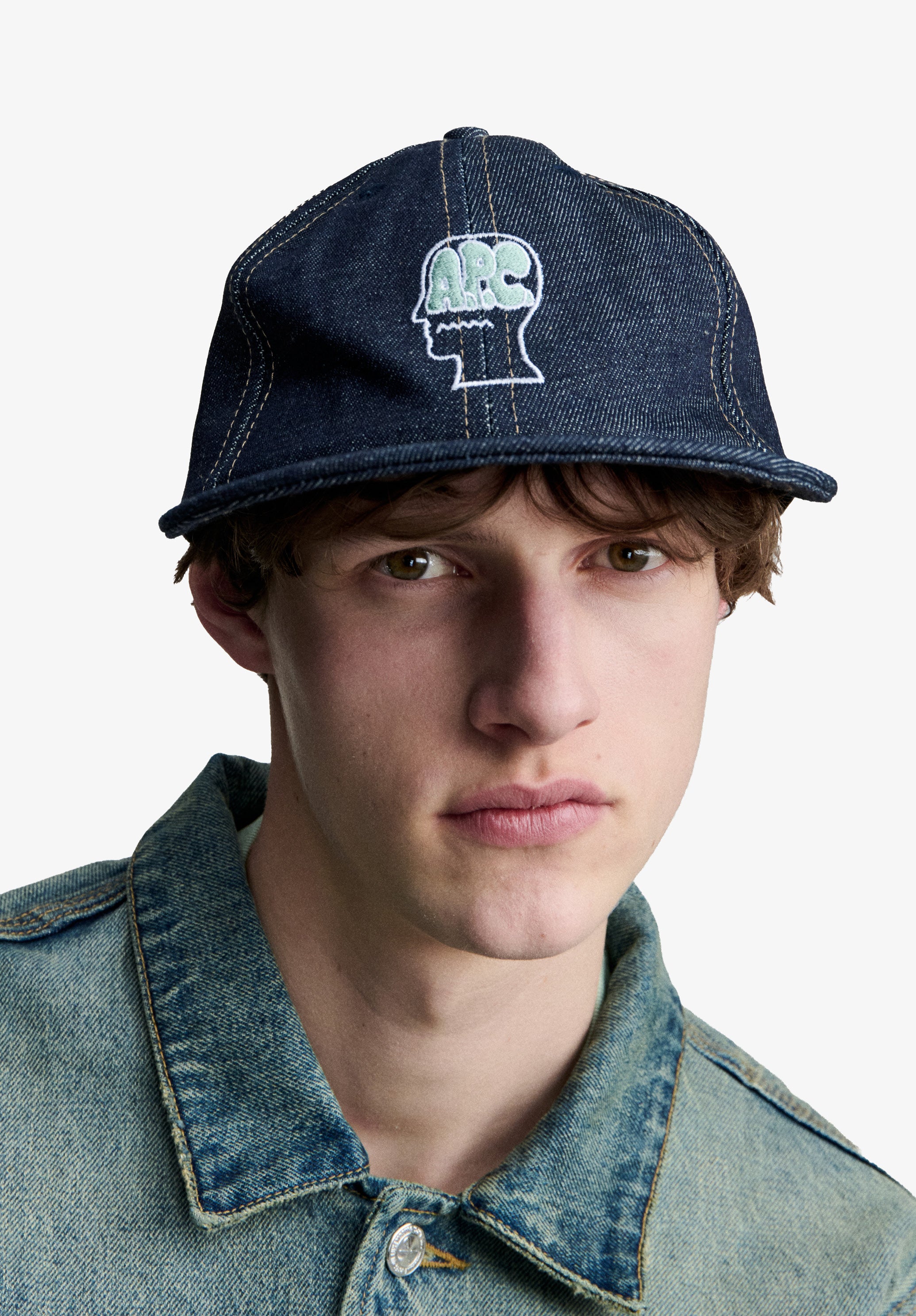 A.P.C. x Brain Dead Denim 6-panel cap | Hats | A.P.C.