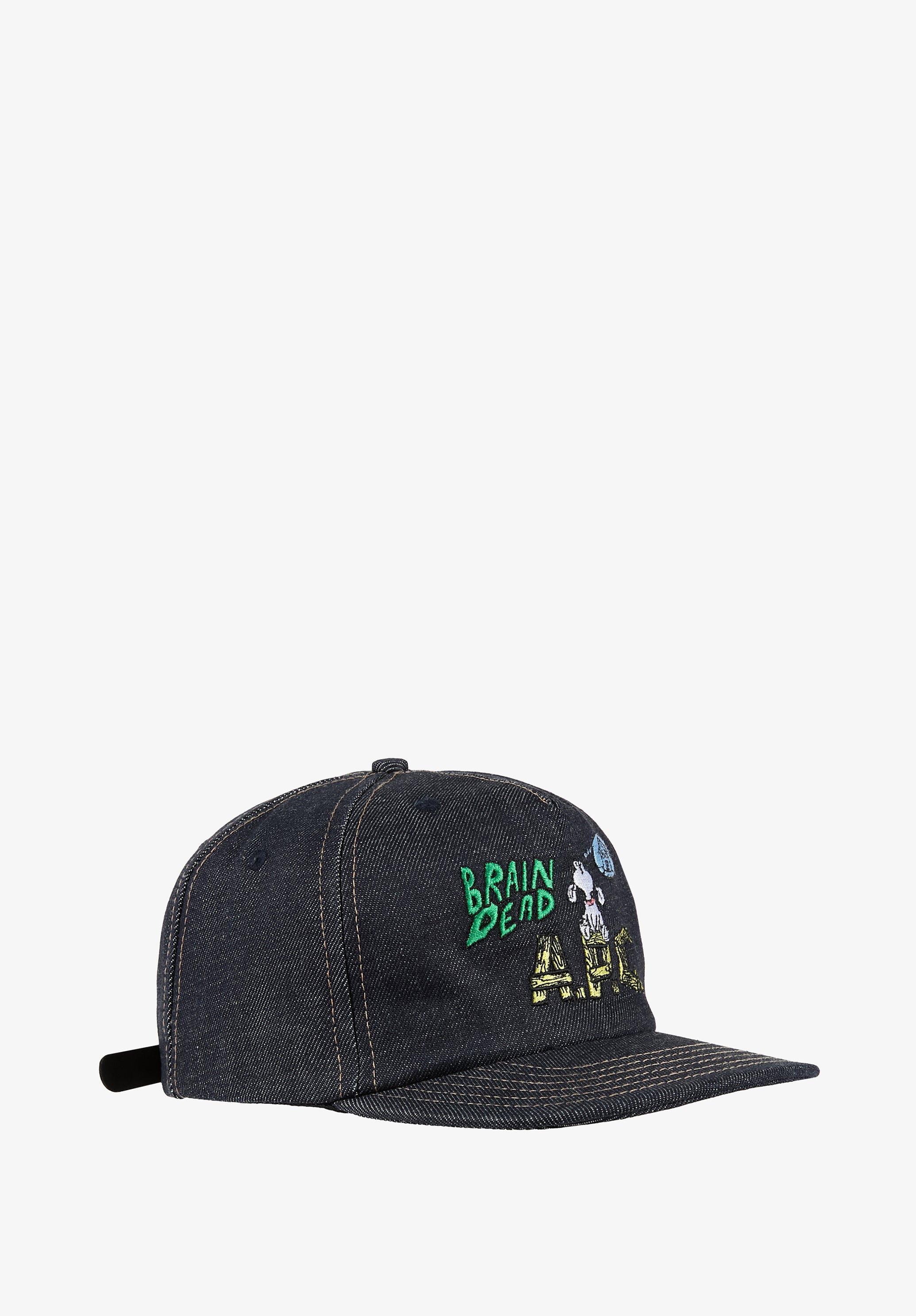 A.P.C. x Brain Dead Denim 6-panel cap