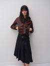 A.P.C. model wearing Fall 26 look