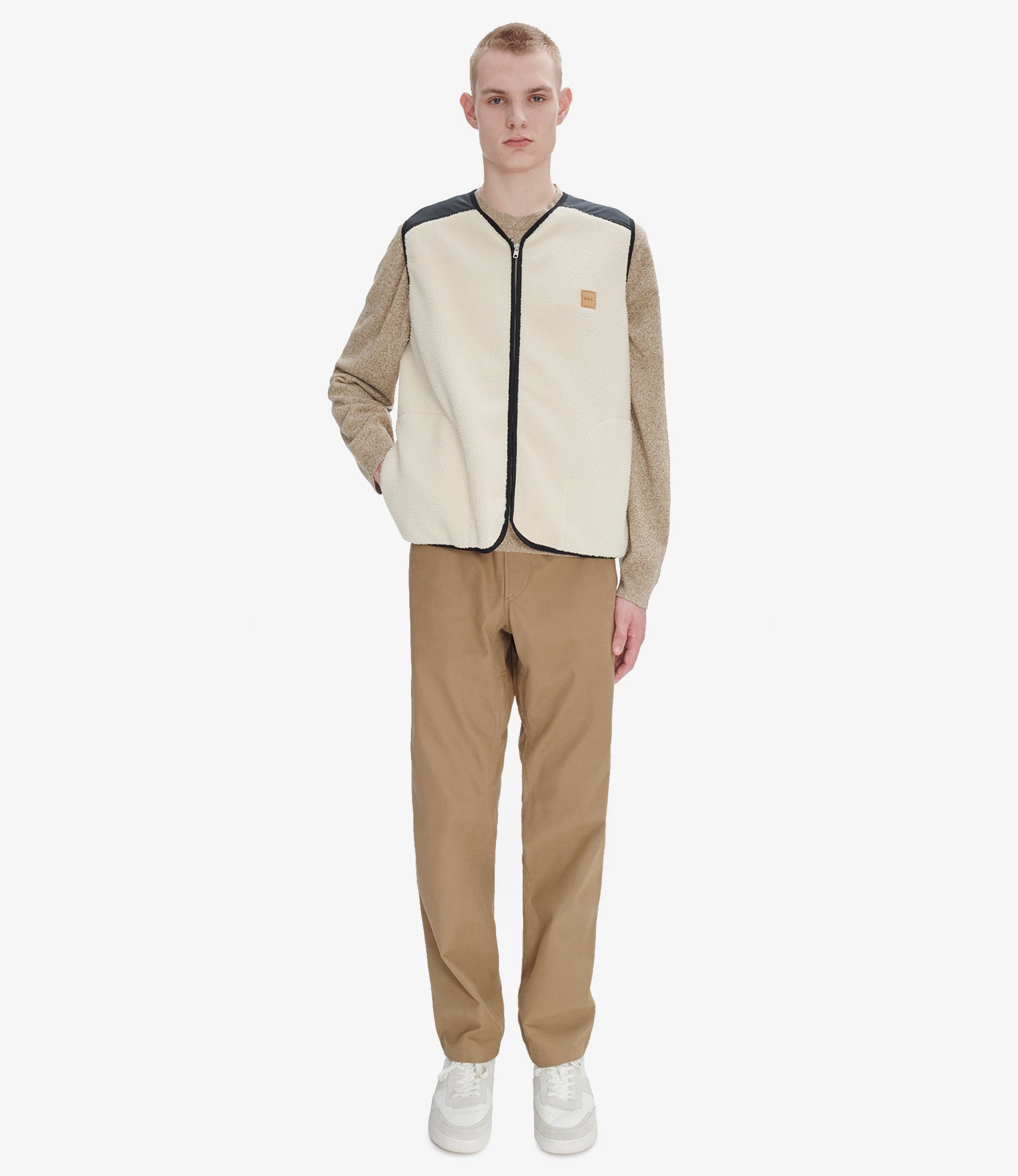 アーペーセー レディース ベスト PSAIF M02958 AAD ECRU アーペーセー レディース ベスト PSAIF M02958 AAD ECRU (A.P.C.