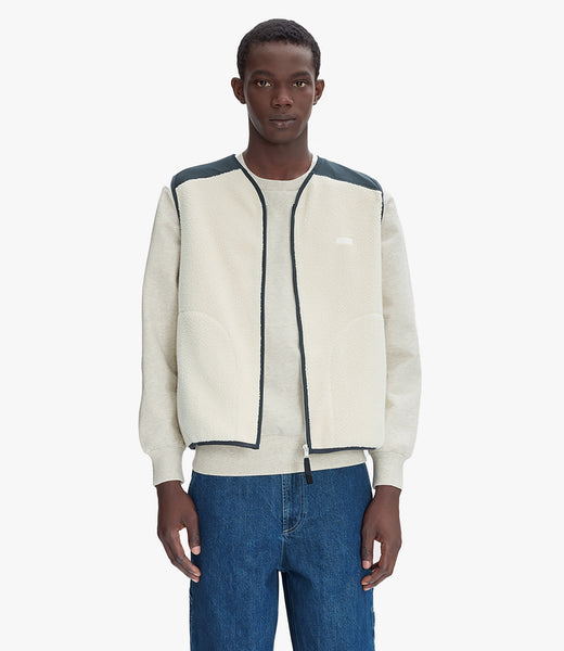 A.P.C. BLOUSON NATE 24AH ボアベスト A.P.C.（アーペーセー）の「BLOUSON NATE 24AH（ブルゾン）」 - WEAR