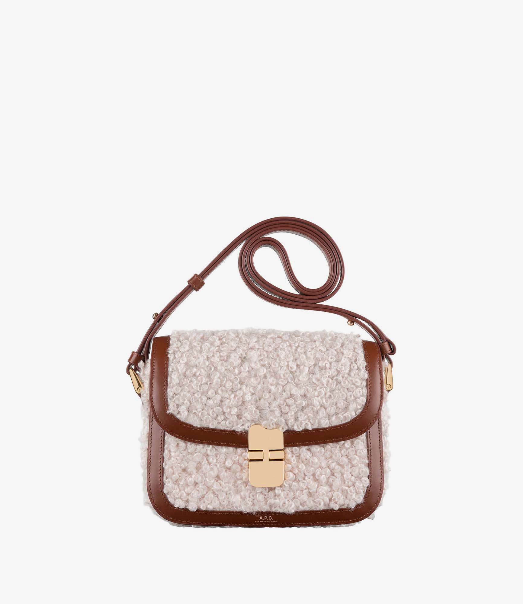 Grace Small bag | Suede calfskin and smooth leather | A.P.C.