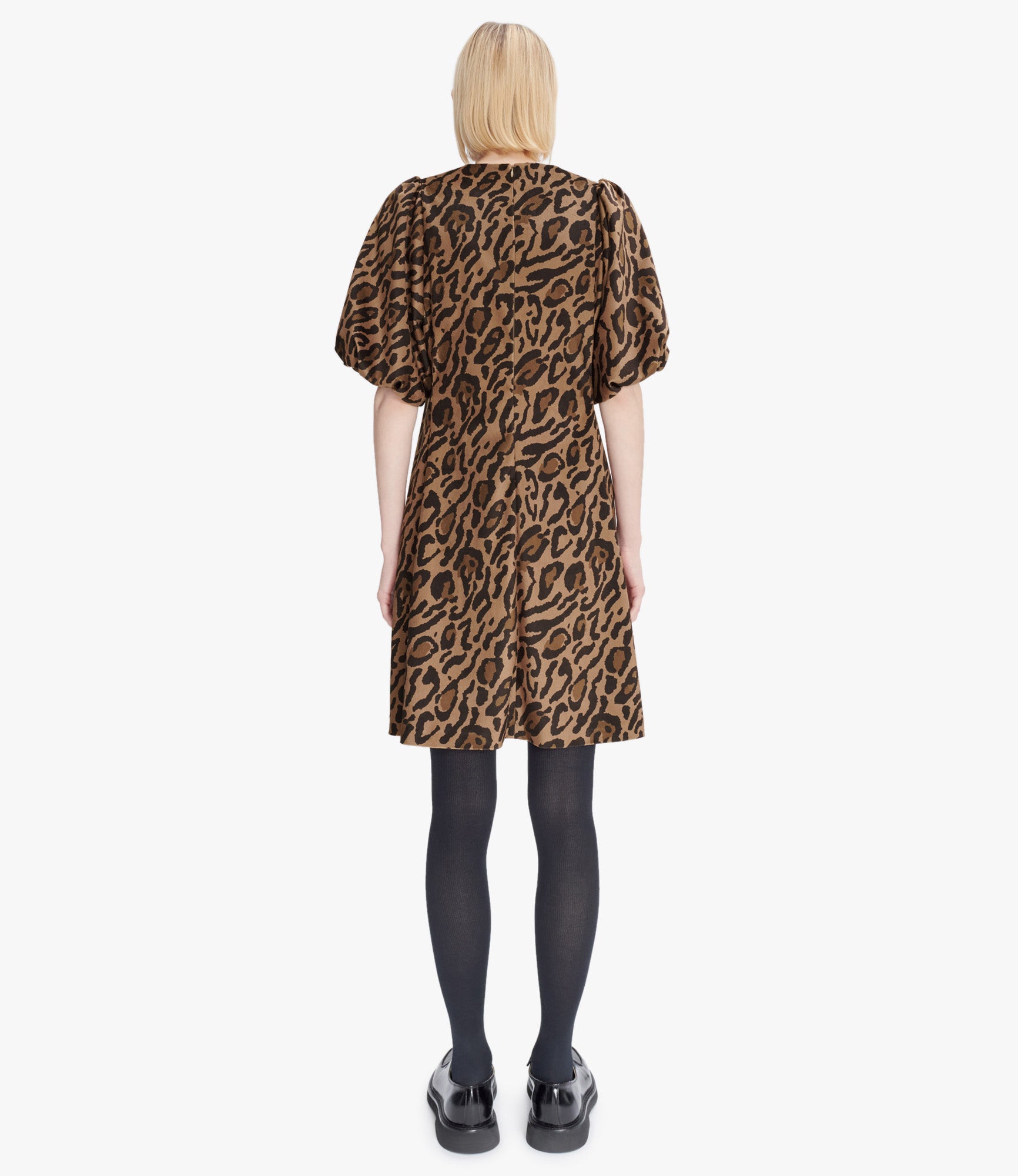 パーティードレス Rivet Stud Dress Sterling dress | Leopard-print velvet | A.P.C. Ready-to-Wear