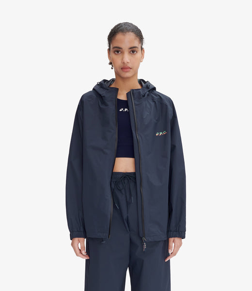 ジャケット A.P.C. Women Jackets PSAKMM32001IAK Blue Meadow jacket | Water-repellent polyester | A.P.C. Ready-to-Wear