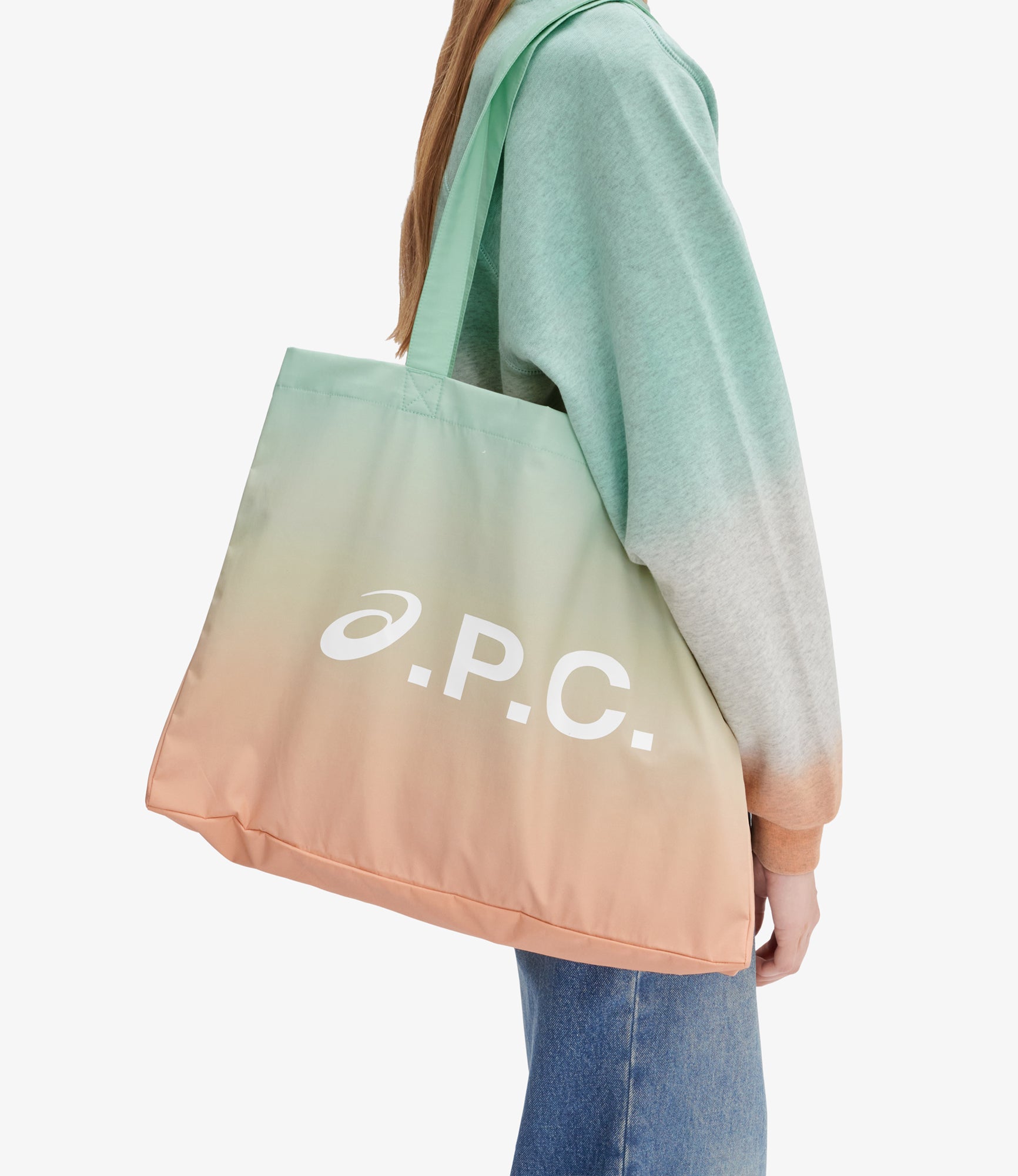 apc DIANE ASICS ショッピングバッグ アーペーセ　アシックス Diane Asics Shopping bag | polyester | A.P.C. Accessories