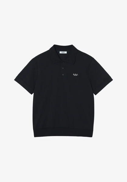 トップス 98AW A.P.C. ARCHIVE POLO SHIRTS A.P.C. Standard Polo Shirt in Black | SVD USA