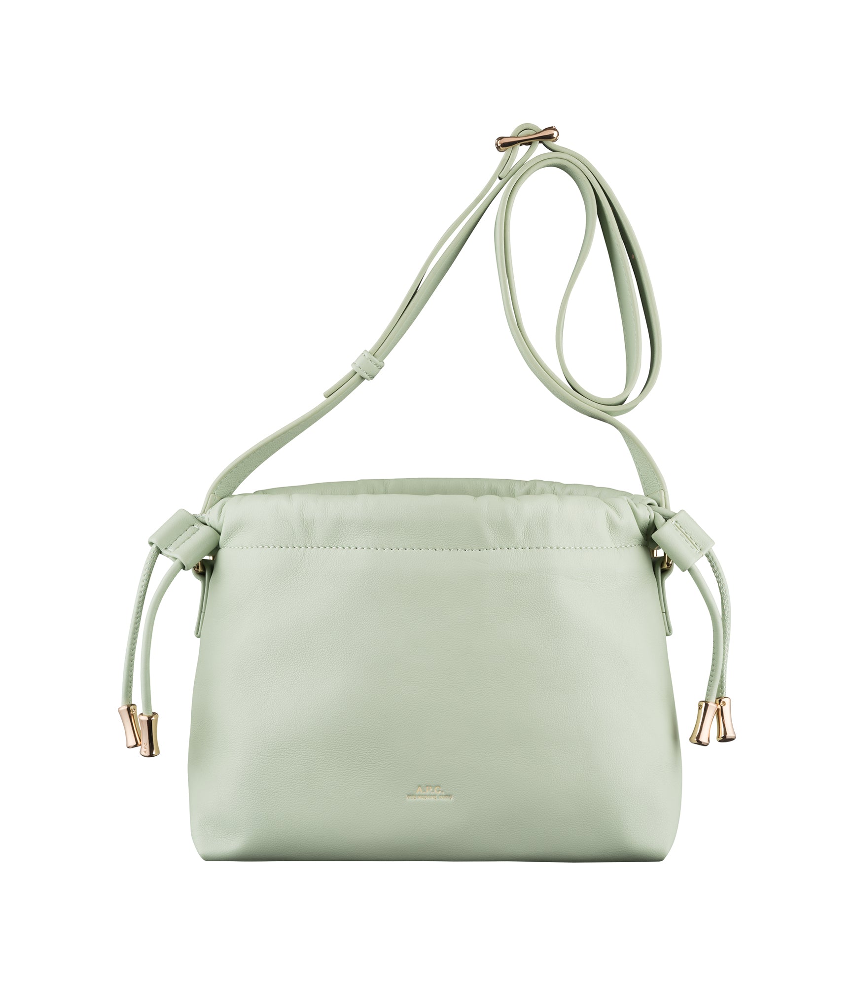 アーペーセー クロスバッグ PUAAT F61582 KAC VERT AMANDE Ninon Mini bag | Recycled leather-like material | A.P.C.