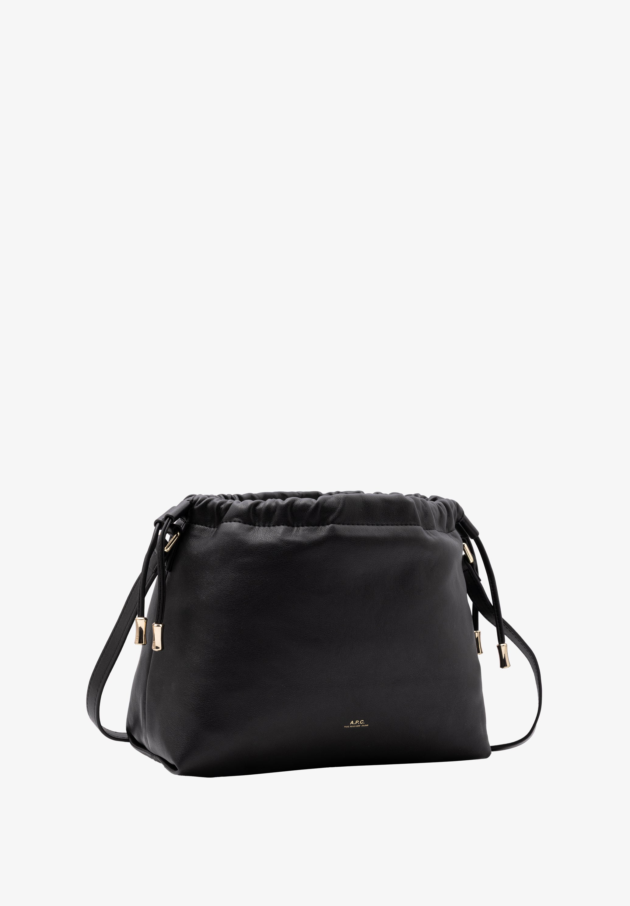 Ninon bag | Drawstring bag in recycled leather-like material