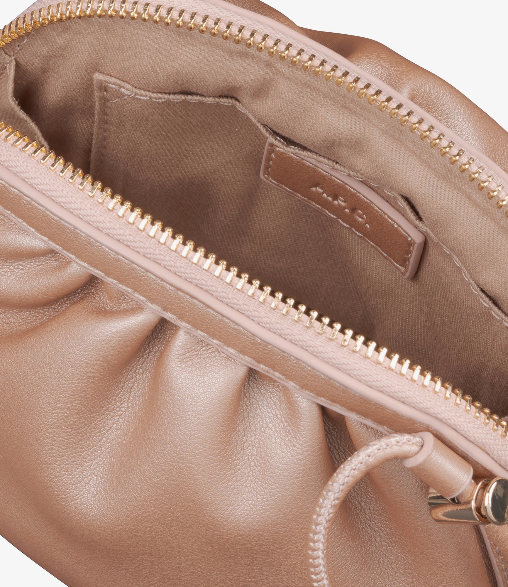 Ninon Small drawstring bag | Recycled leather-like material