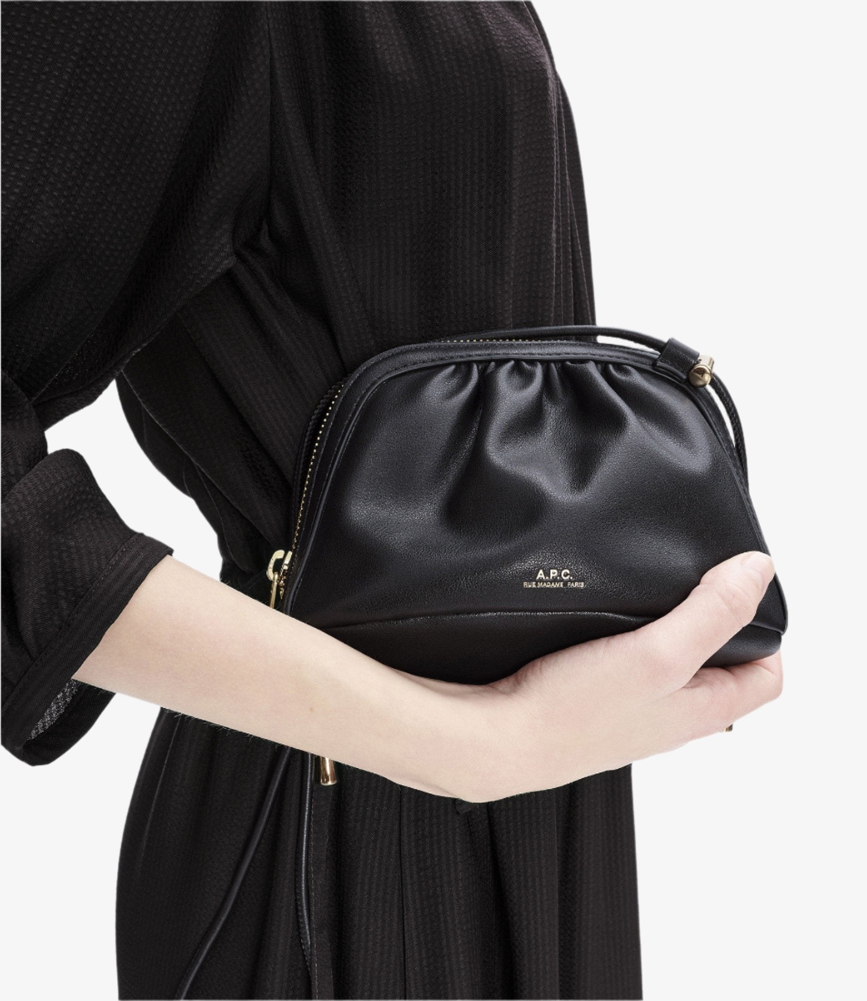 Ninon Small drawstring bag | Small drawstring bag in nut