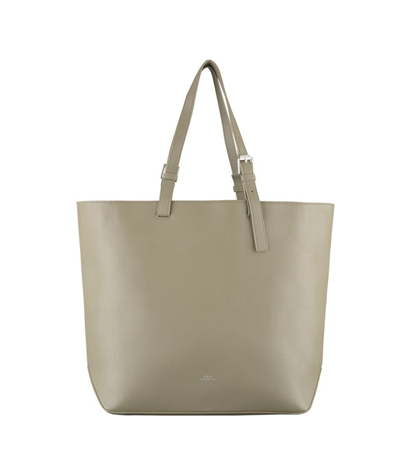 Nino Small shopper tote - KAW - Taupe green