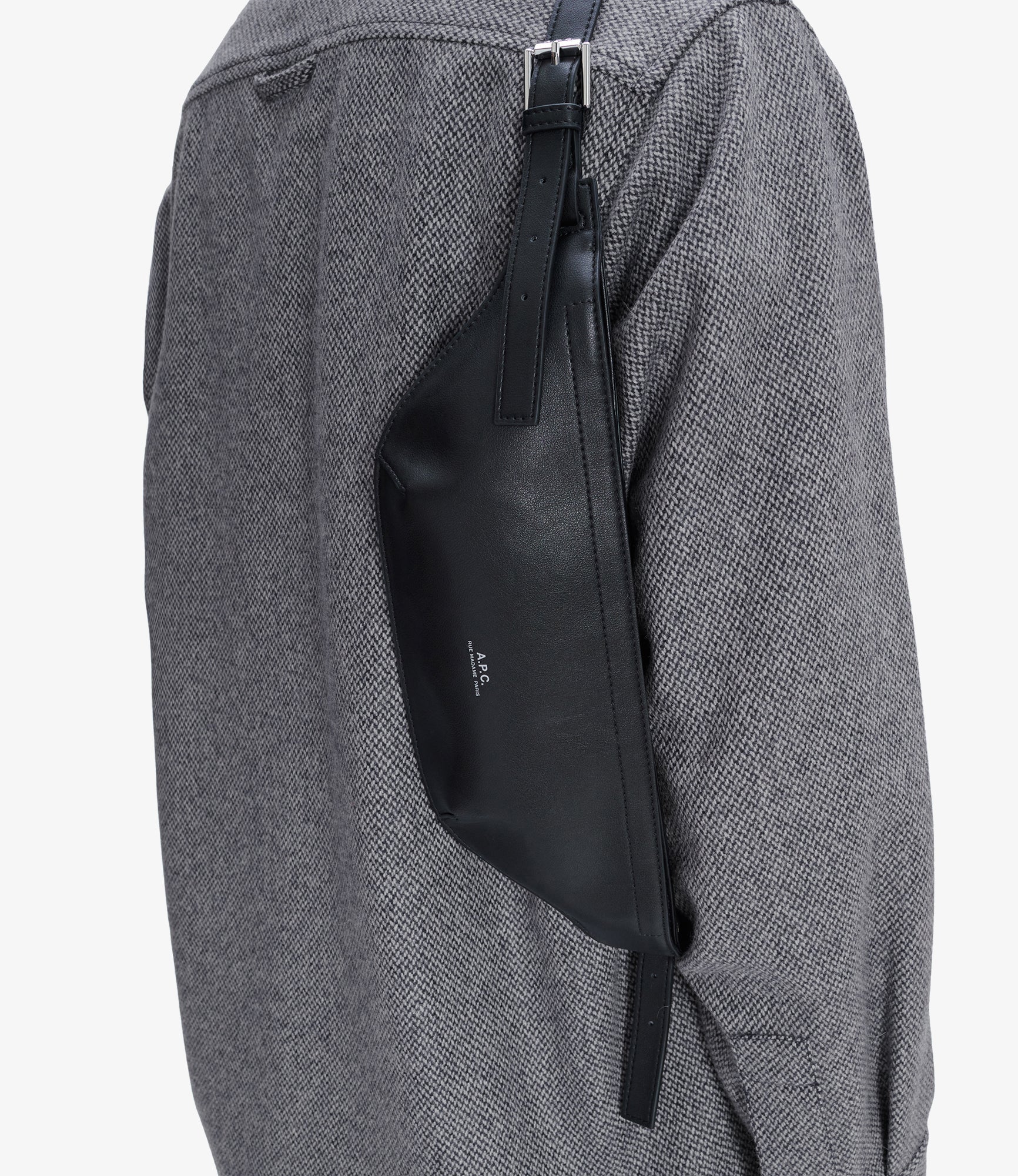 Nino Medium belt bag | Thin fanny pack in recycled leather