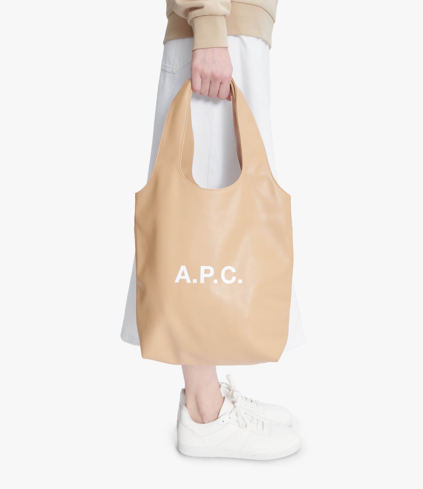 トートバッグ Ninon Small Tote Bag - A.P.C. - Synthetic - Hazelnut Apc Ninon Small Tote Bag - A.p.c. - Synthetic - Hazelnut In