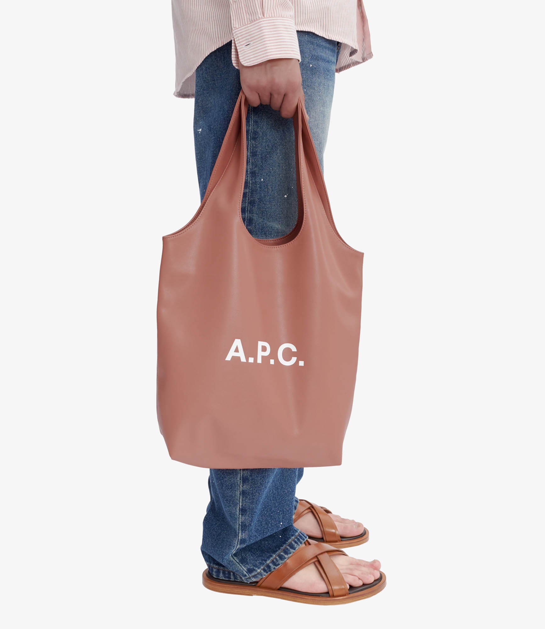 ★A.P.C.★ Small Ninon Tote Bag Mastic PUAATM61861AAE PUAATM Ninon Small tote bag | A.P.C.