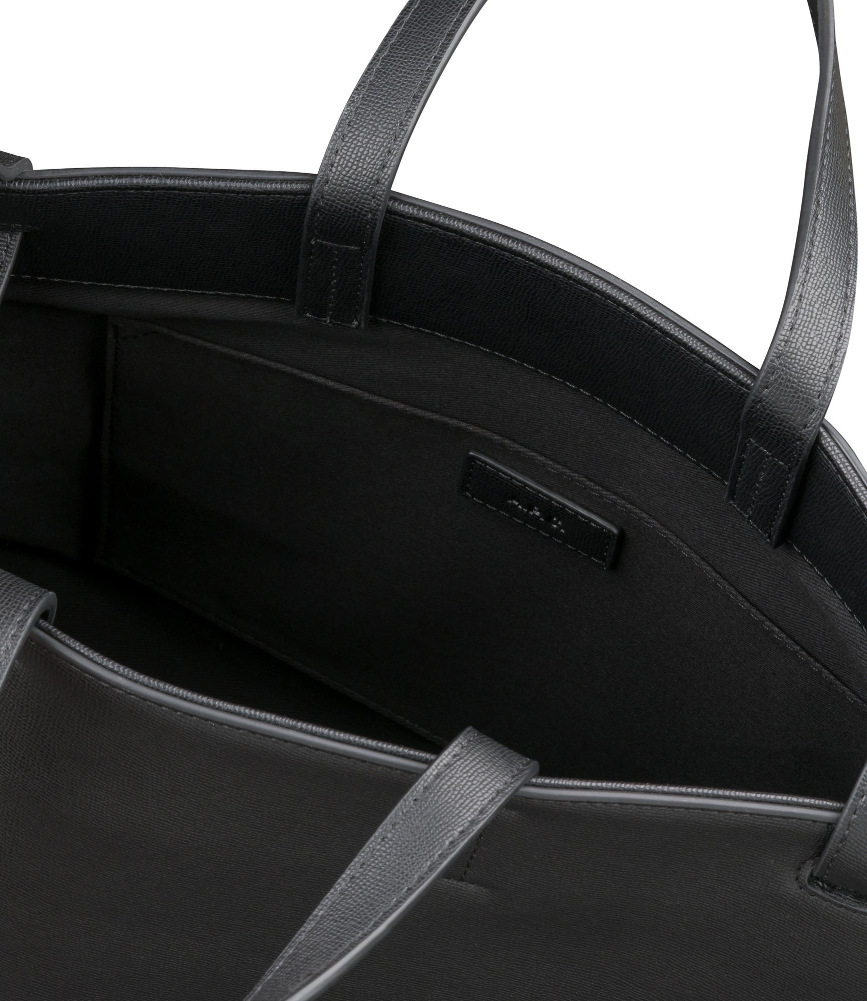 Market Small shopper tote | Grained recycled leather-like